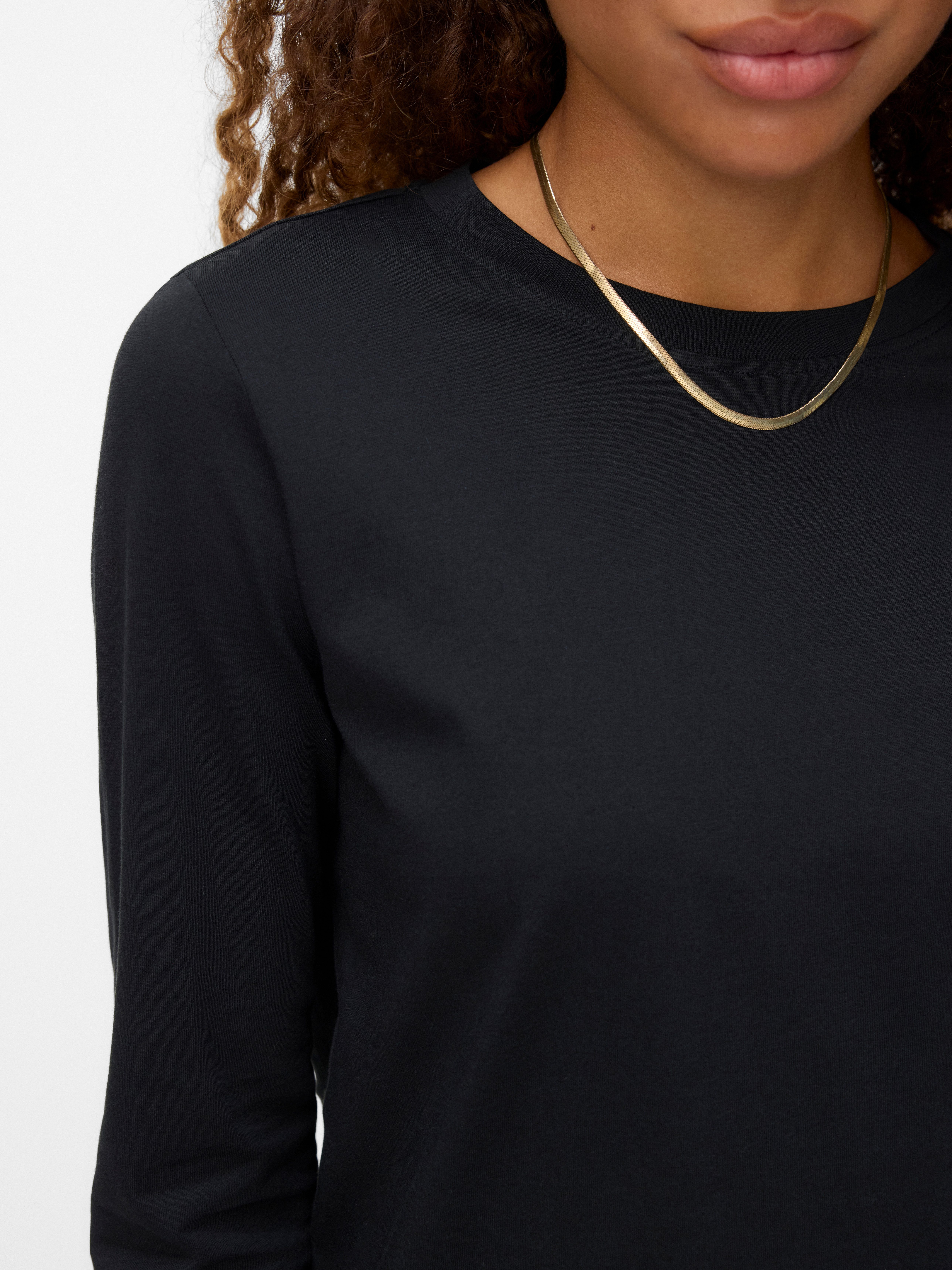 Vero Moda Shirt met lange mouwen VMPAULINA LS T-SHIRT GA JRS NOOS