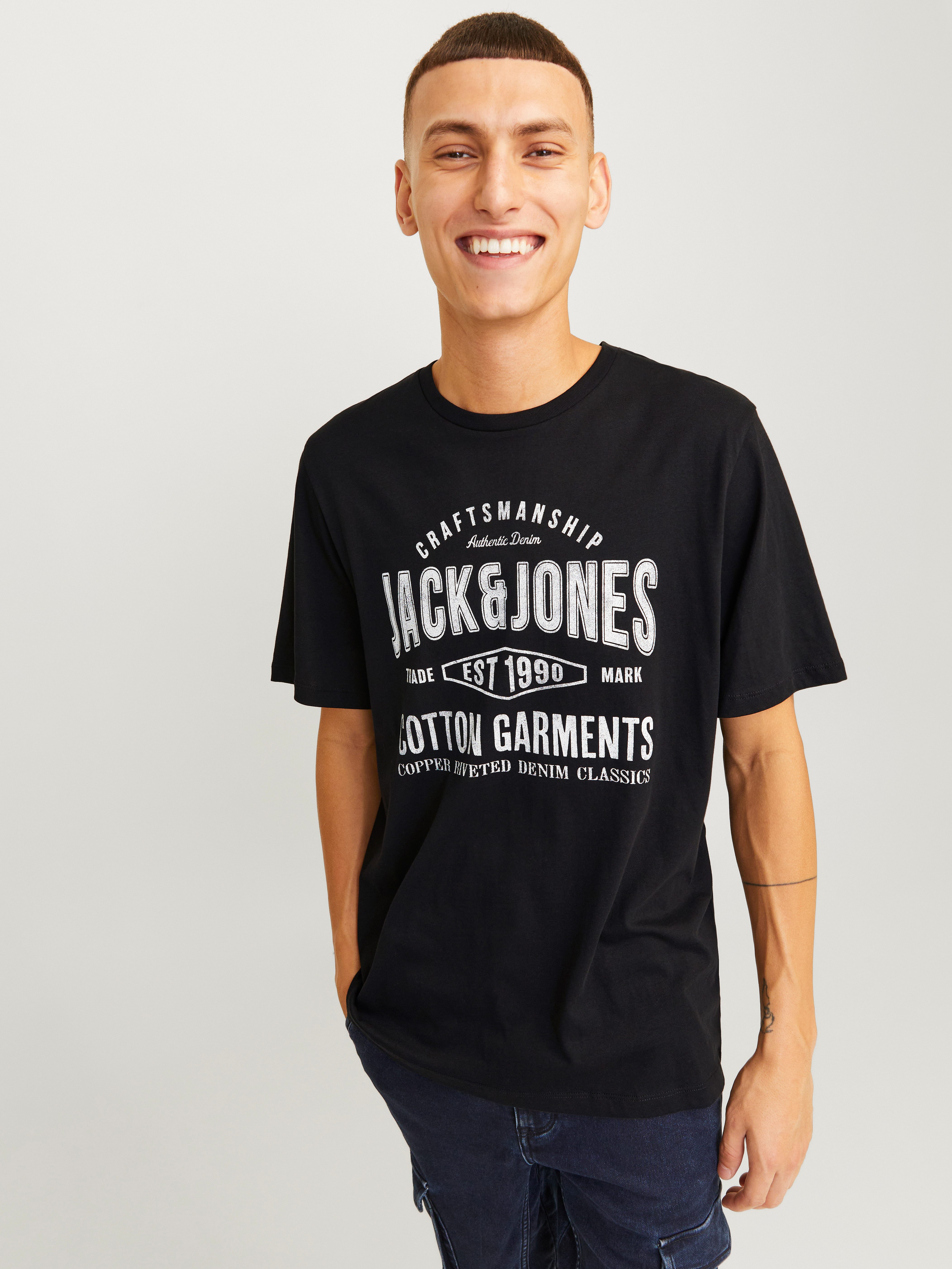 Jack & Jones Shirt met ronde hals JJJEANS TEE SS O-NECK