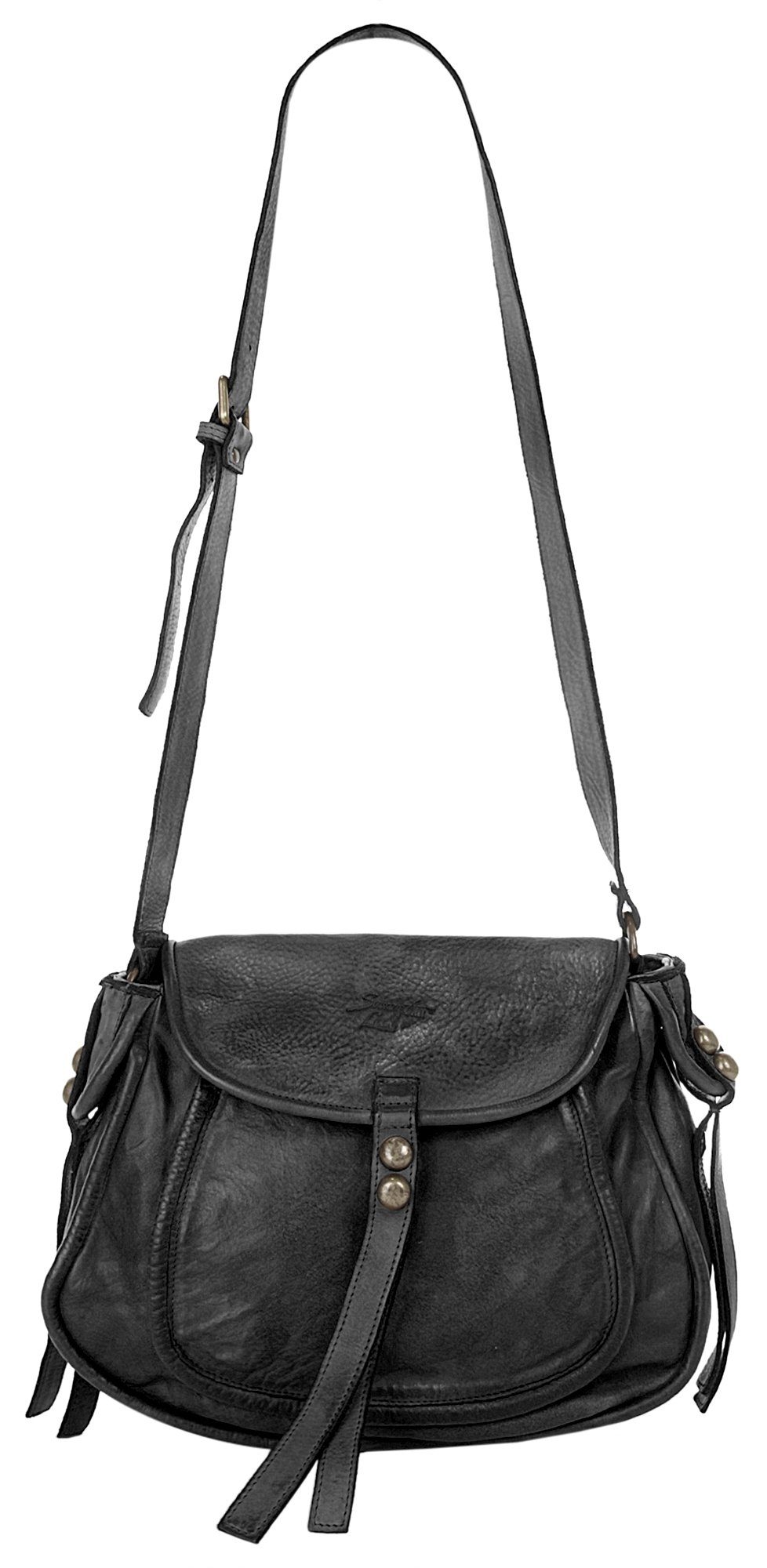 Samantha Look Schoudertas echt leer, made in italy