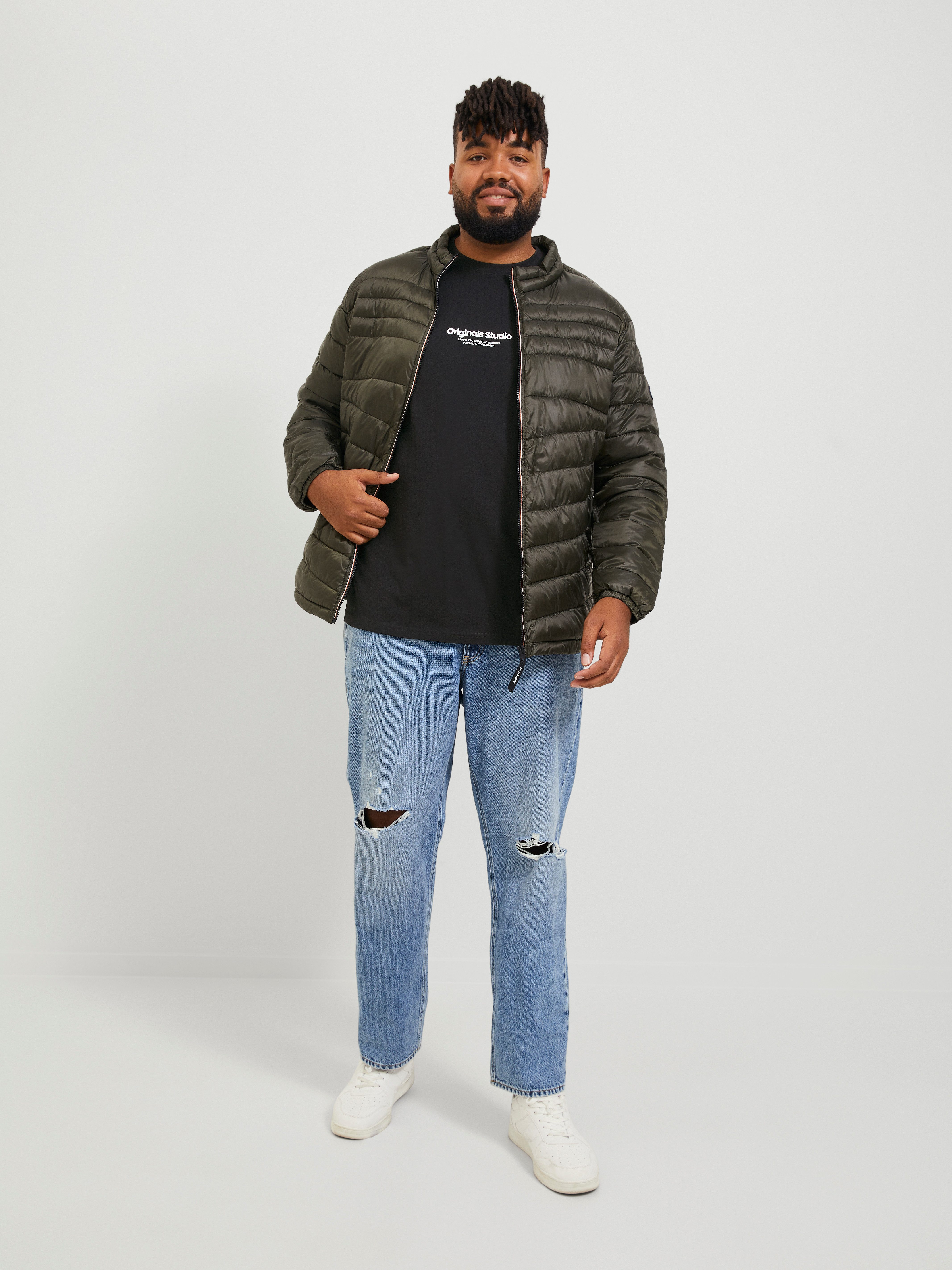 Jack & Jones PlusSize Shirt met korte mouwen JORVESTERBRO TEE SS CREW NECK NOOS PLS