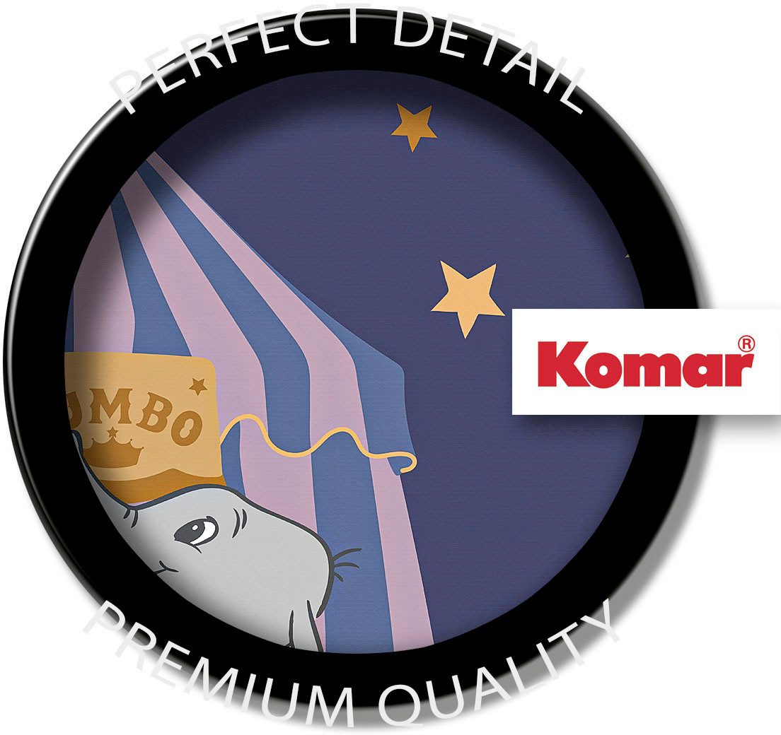 Komar Artprint op linnen Starry Night with Dumbo - Afmeting 60 x 60 cm (1 stuk)