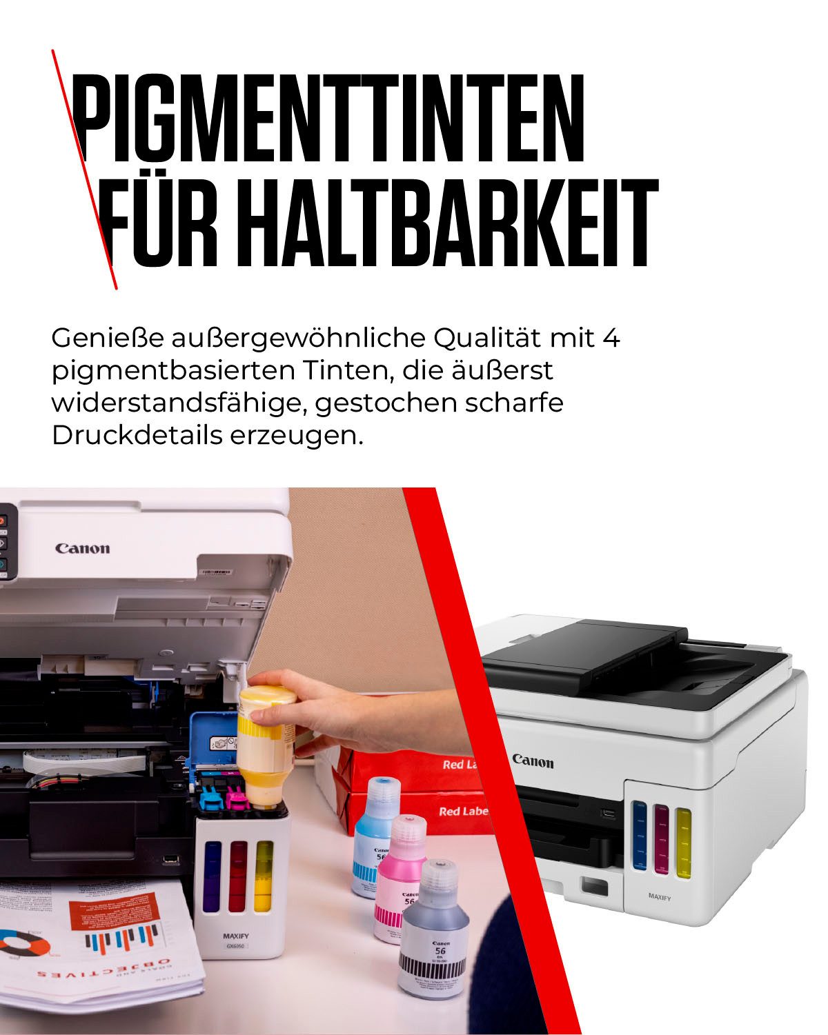 Canon Inkjetprinter MAXIFY GX6050 MegaTank printer met navulbare inktreservoirs
