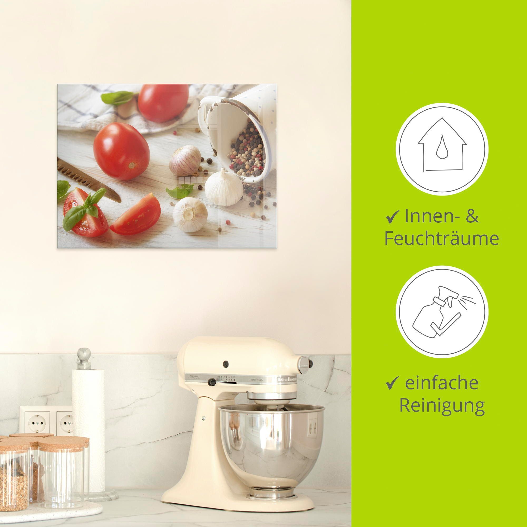 Artland Print op glas Verse keuken in verschillende maten