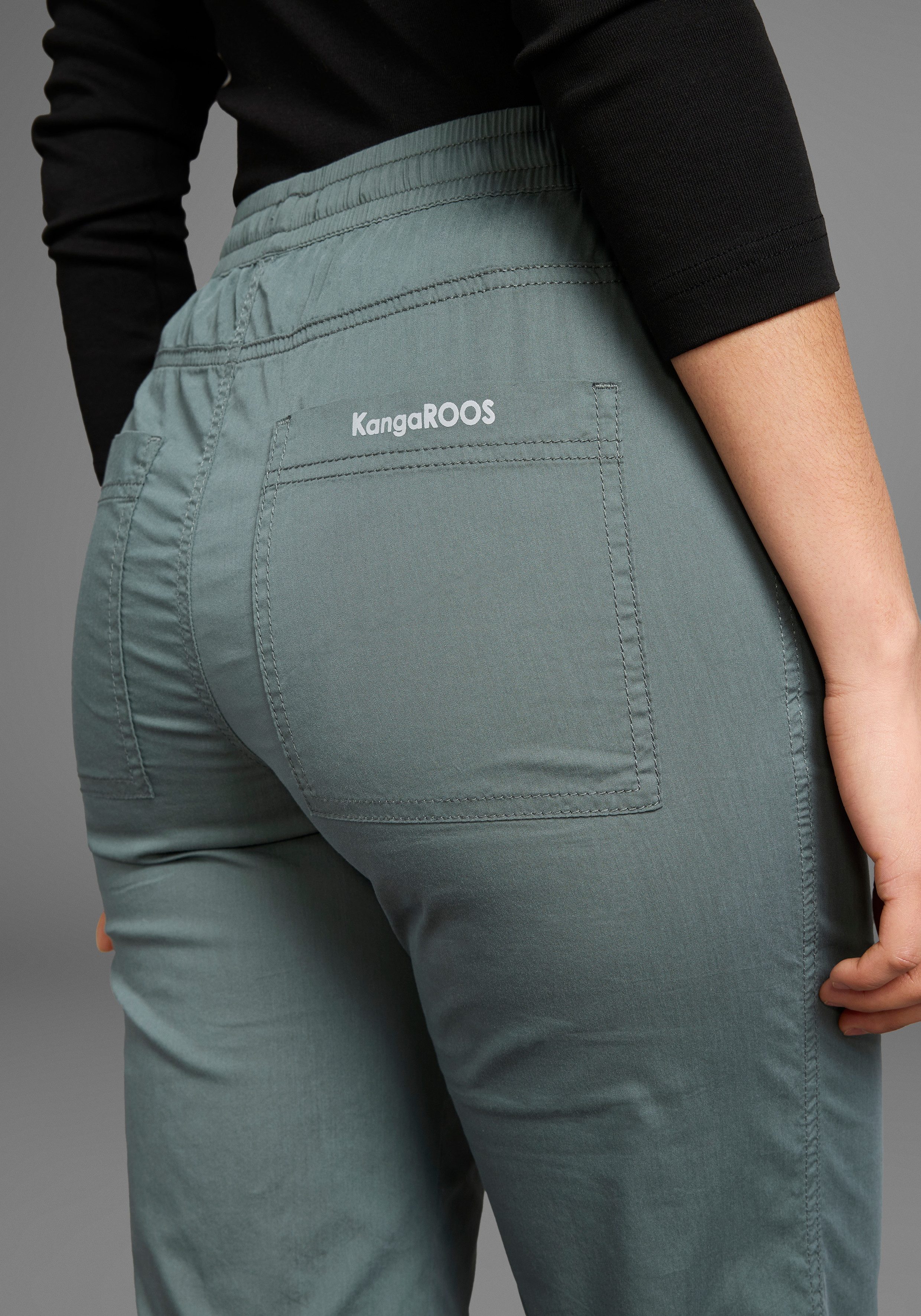 KangaROOS 3/4 broek sportieve capri met elastische taille
