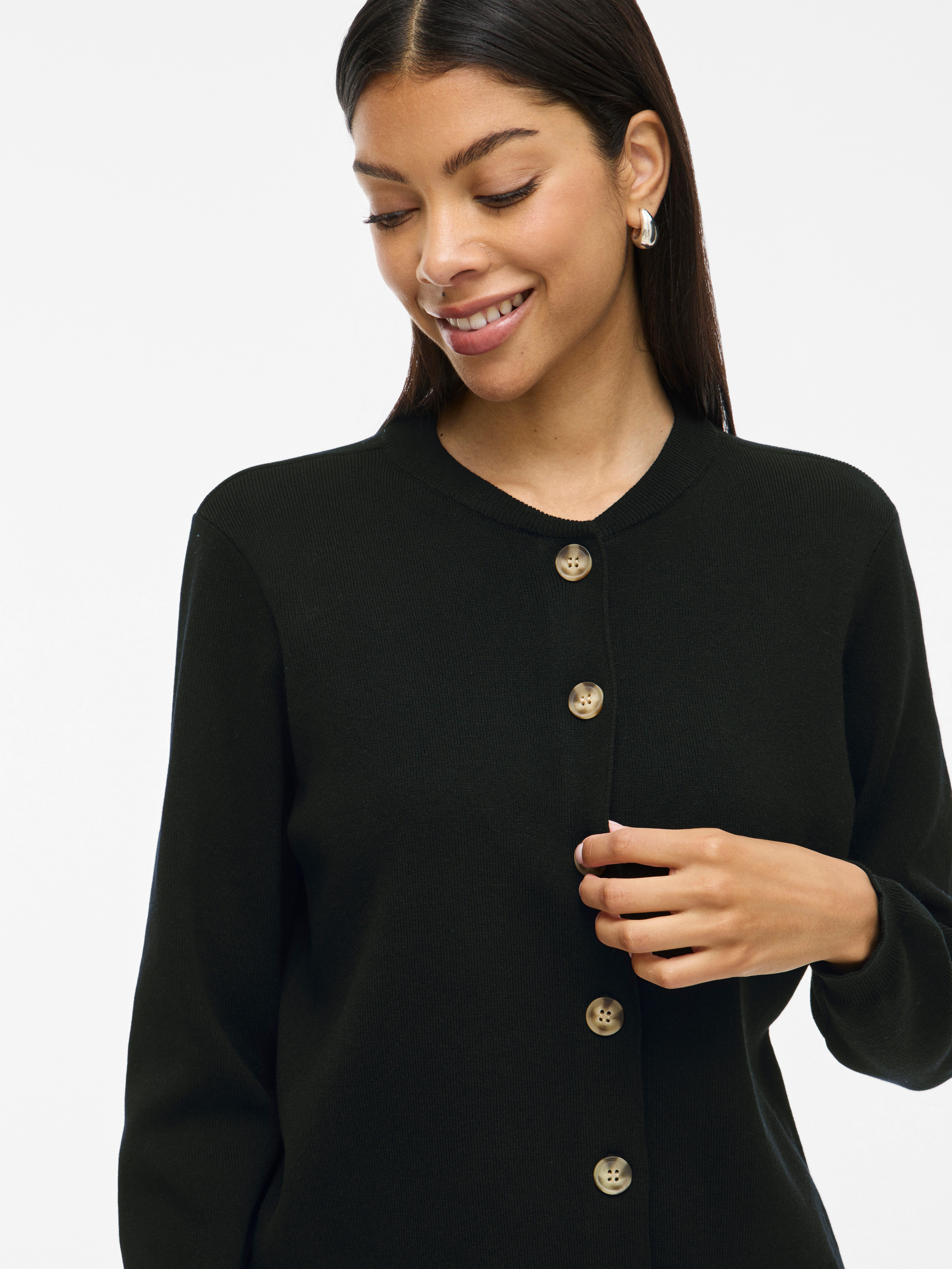 Vila Vest VIOSTRIA O-NECK L/S CARDIGAN - NOOS