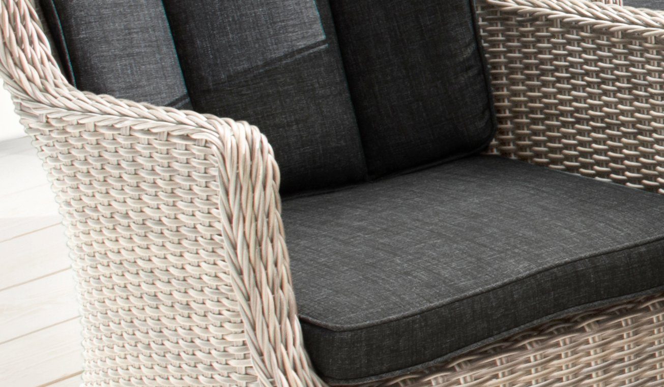 Destiny Tuin-eethoek Luna Aluminium, polyrotan (set, 13-delig)