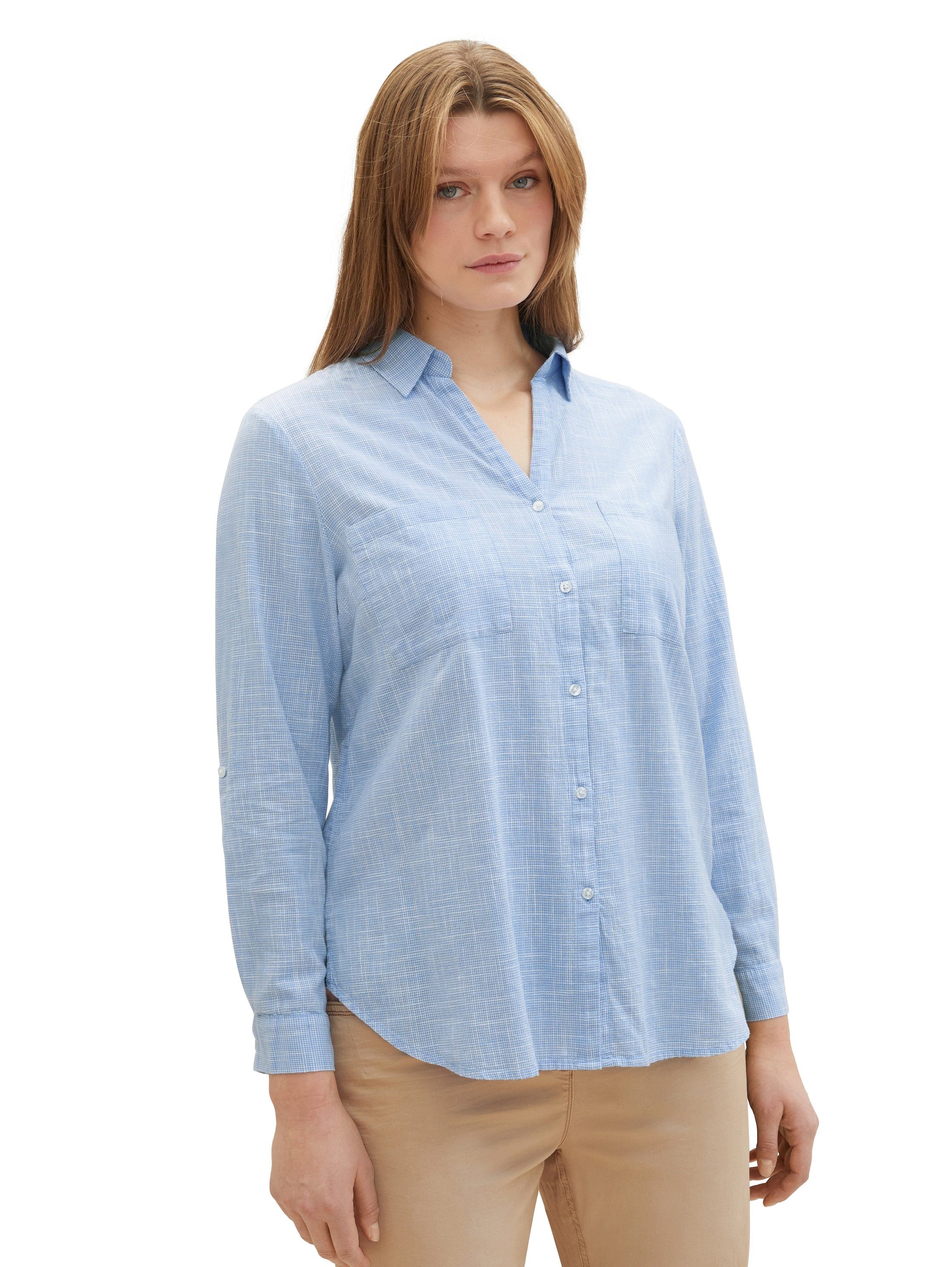 TOM TAILOR MY TRUE ME Shirtblouse met opgestikte borstzakken