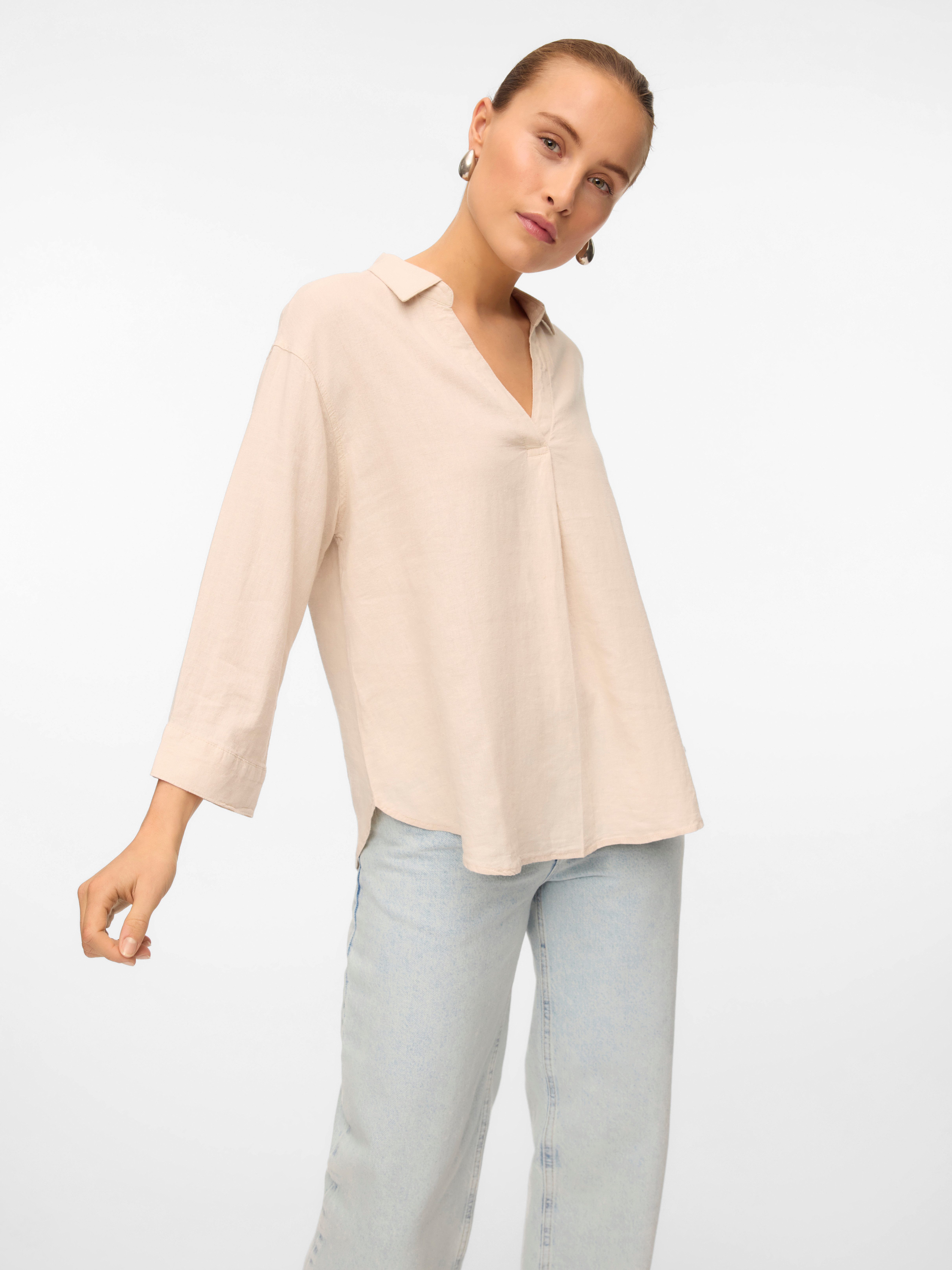 Vero Moda Shirtblouse VMLINN 3/4 TOP WVN GA NOOS