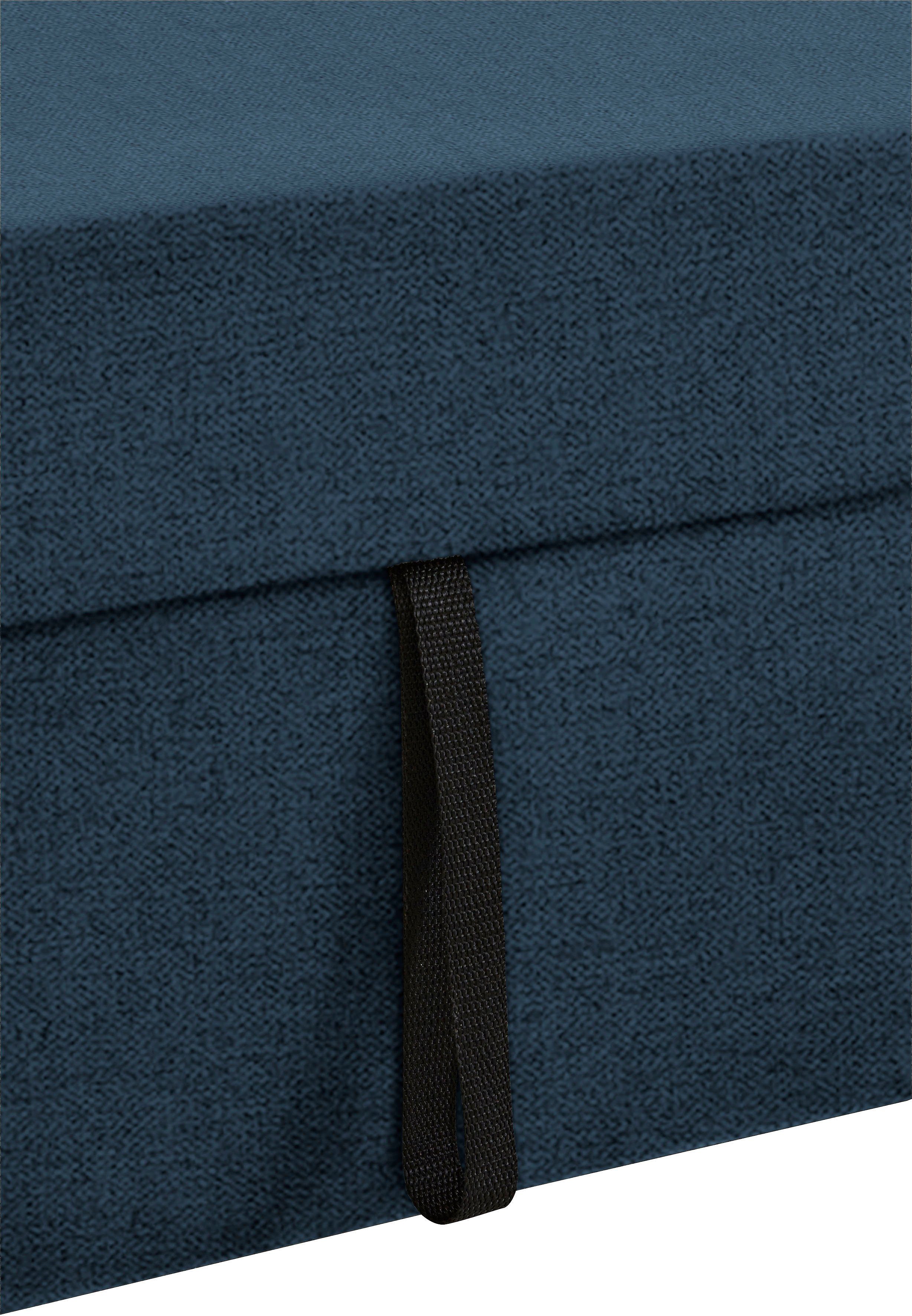 DOMO collection Hoekbank Franzi, tijdloos en elegant, moderne zittingstikking, L-Vorm