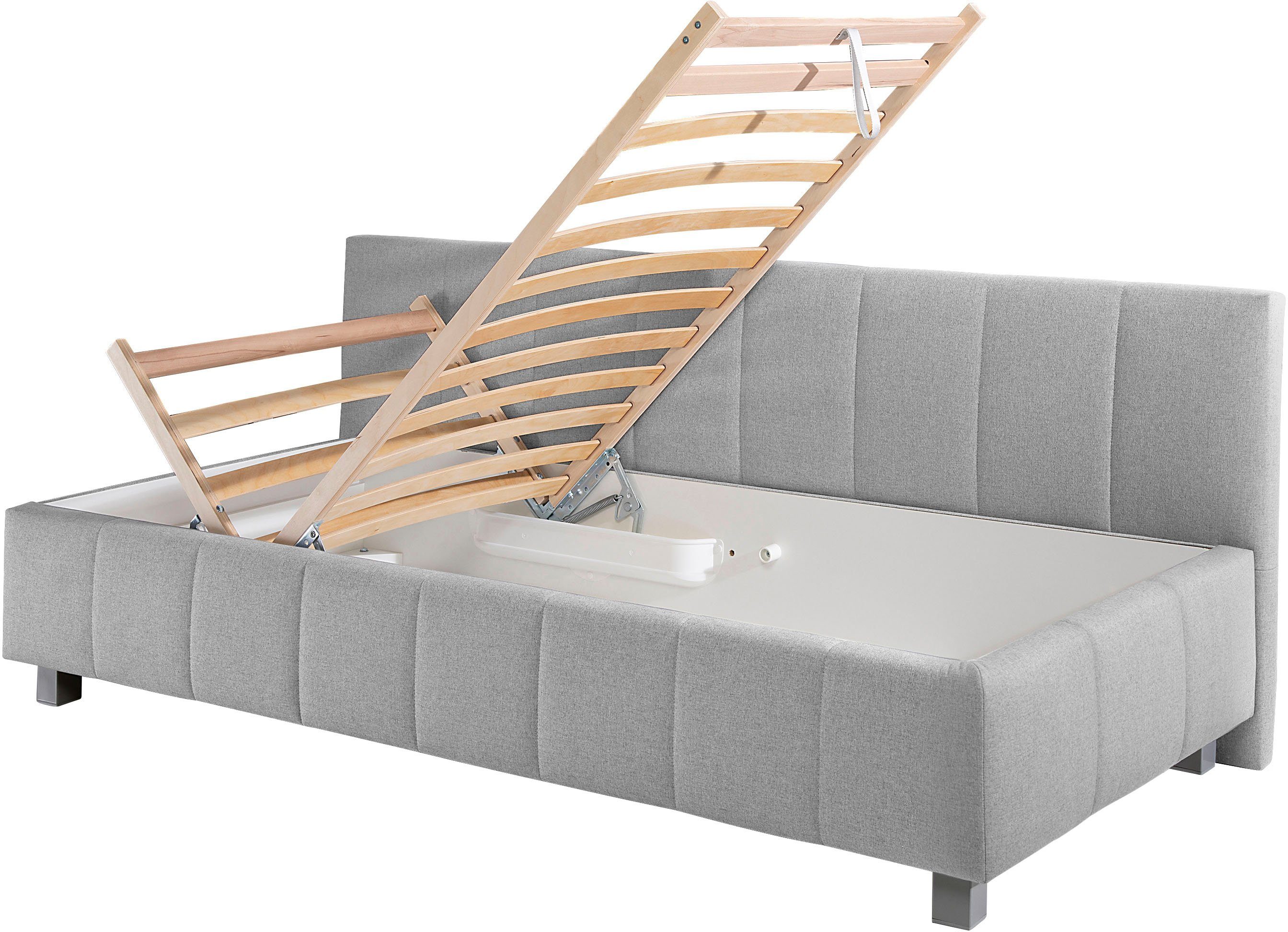 Maintal Bed Mailo met bedkist, in 3 breedten, binnenvering- of bonell-matras ter keuze