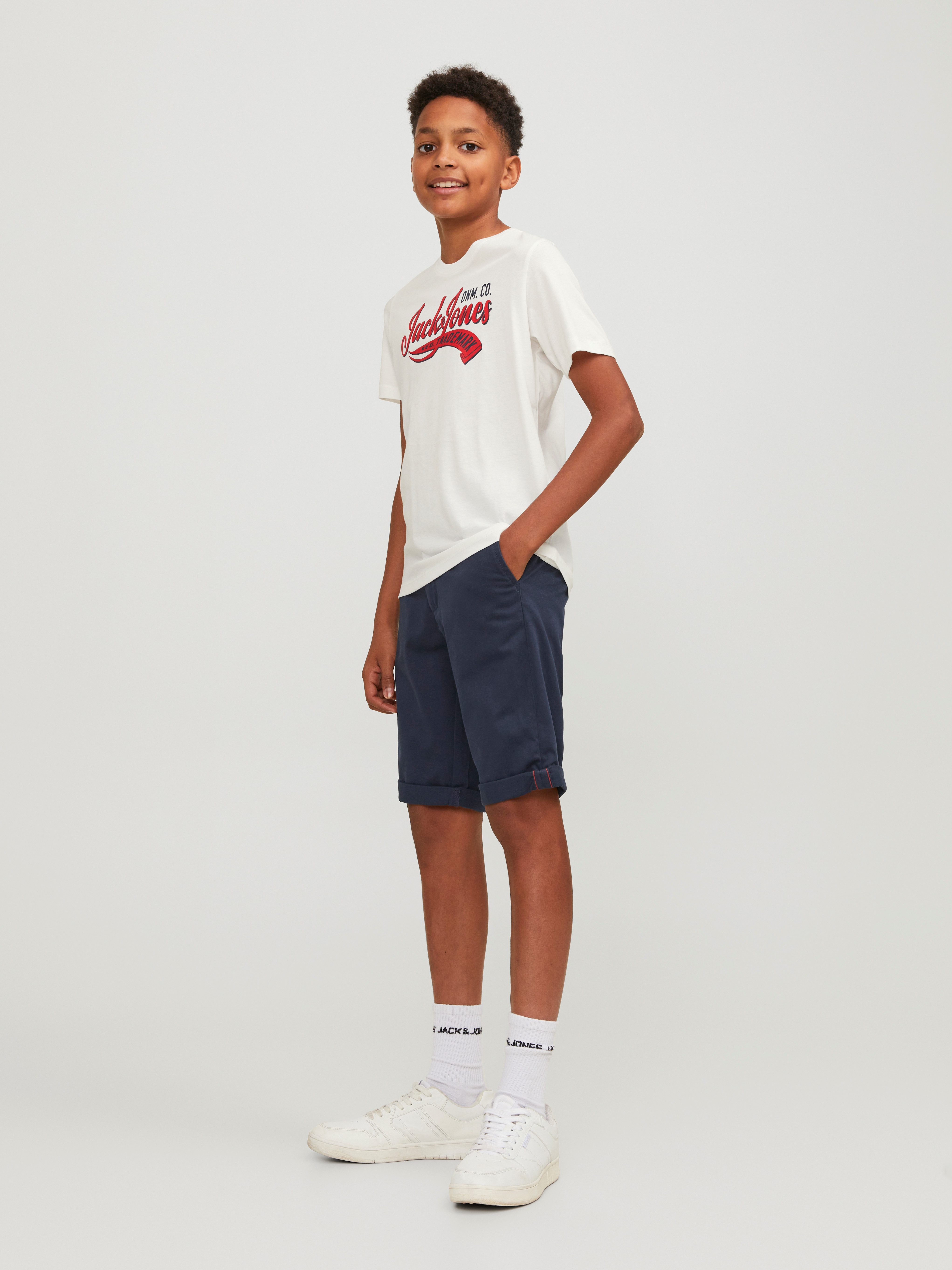 Jack & Jones Junior Chino-short JPSTBOWIE JJSHORTS SOLID SN JNR