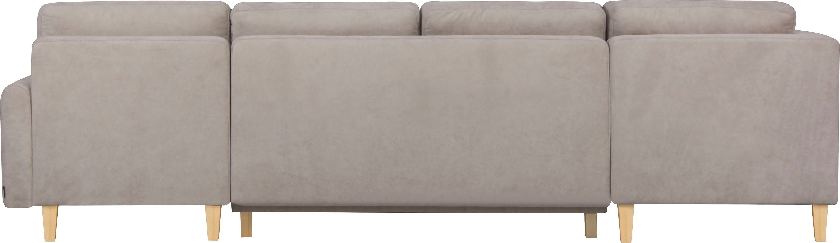 Home affaire Zithoek TRIPLO U-vorm optioneel met slaapfunctie, B/D/H: 310/192/90 cm (3-delig)