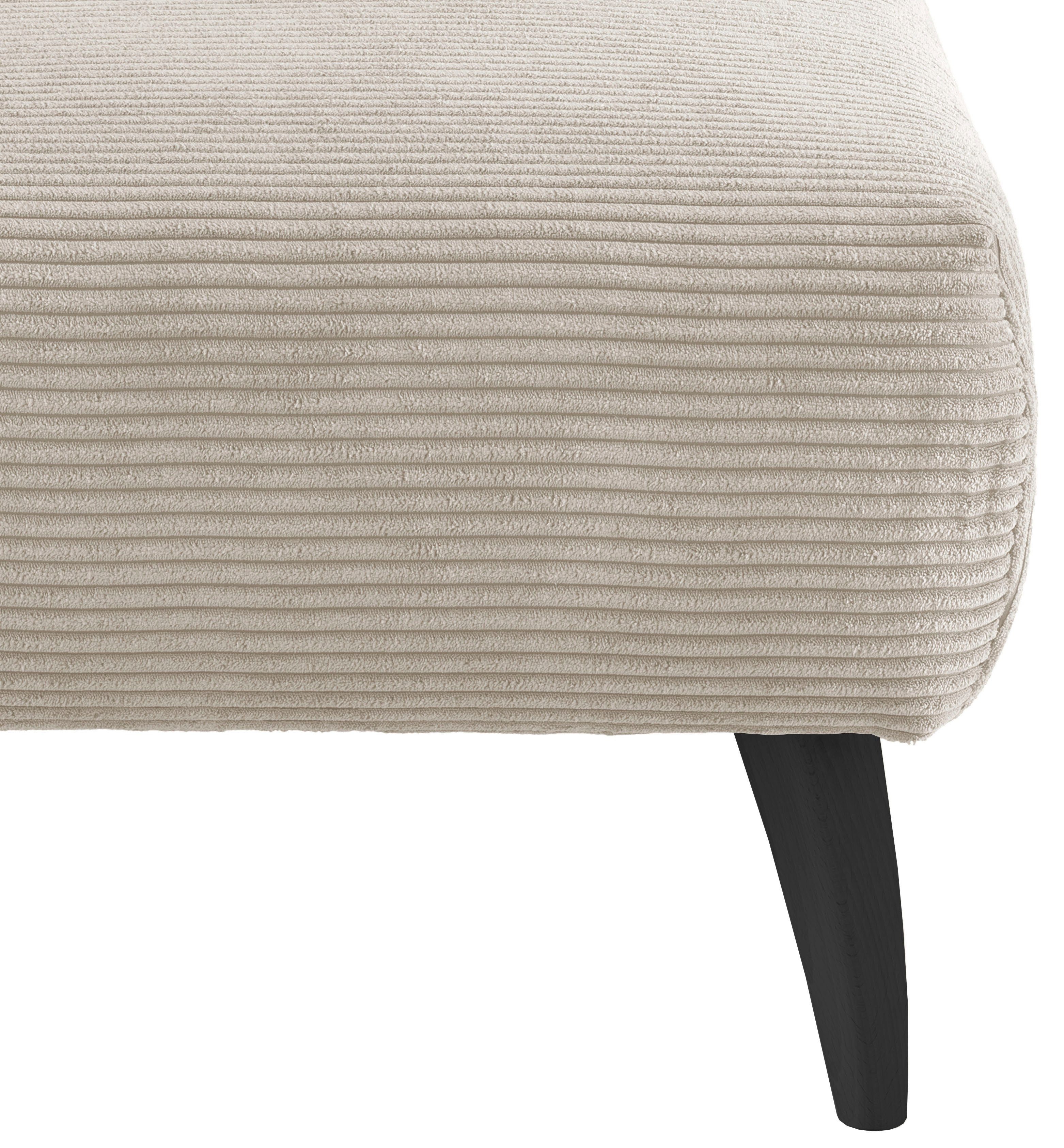 INOSIGN Hocker Colori Kleur houten poten naar keuze, verschillende stoffen, hoogwaardige stof