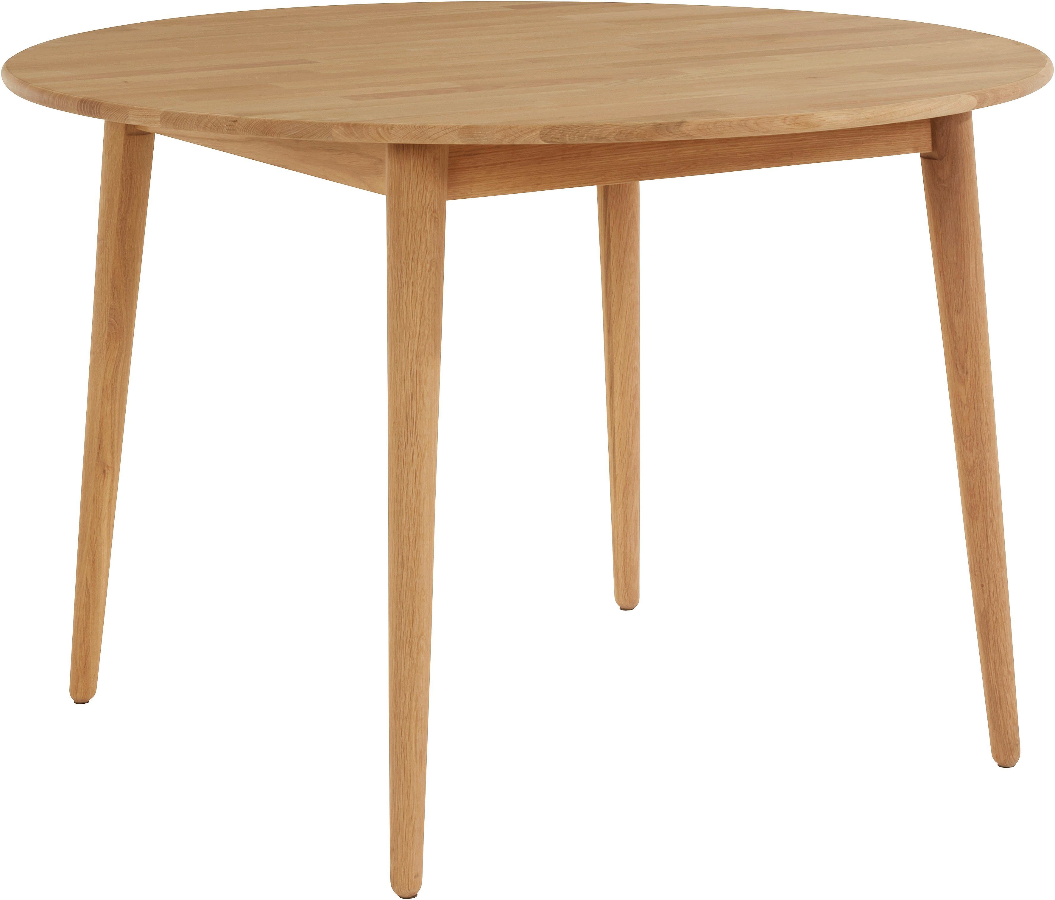 andas Eettafel Toarp Massief eikenhout eettafel in Scandi look, FSC-gecertificeerd