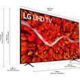 lg lcd-led-tv 86up80009la, 217 cm - 86 ", 4k ultra hd, smart-tv, (tot 120 hz) | lg local contrast | a7 gen4 4k ai-processor | spraakondersteuning | dolby vision iq | dolby atmos zwart