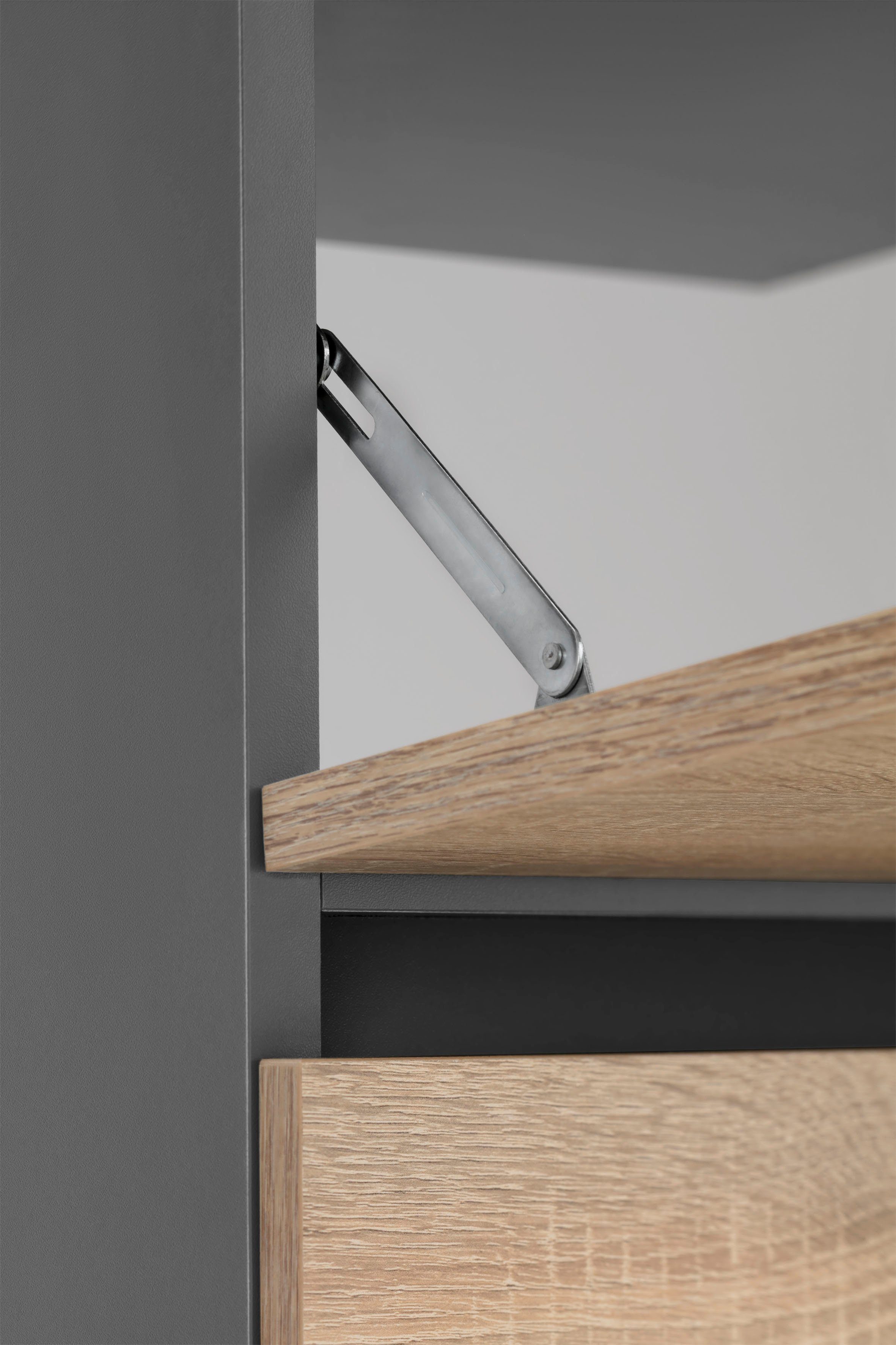 Home affaire Wastafelonderkast Wisla Sifon uitsparing, push-to-open functie, breedte 80 cm, hoogte 55 cm