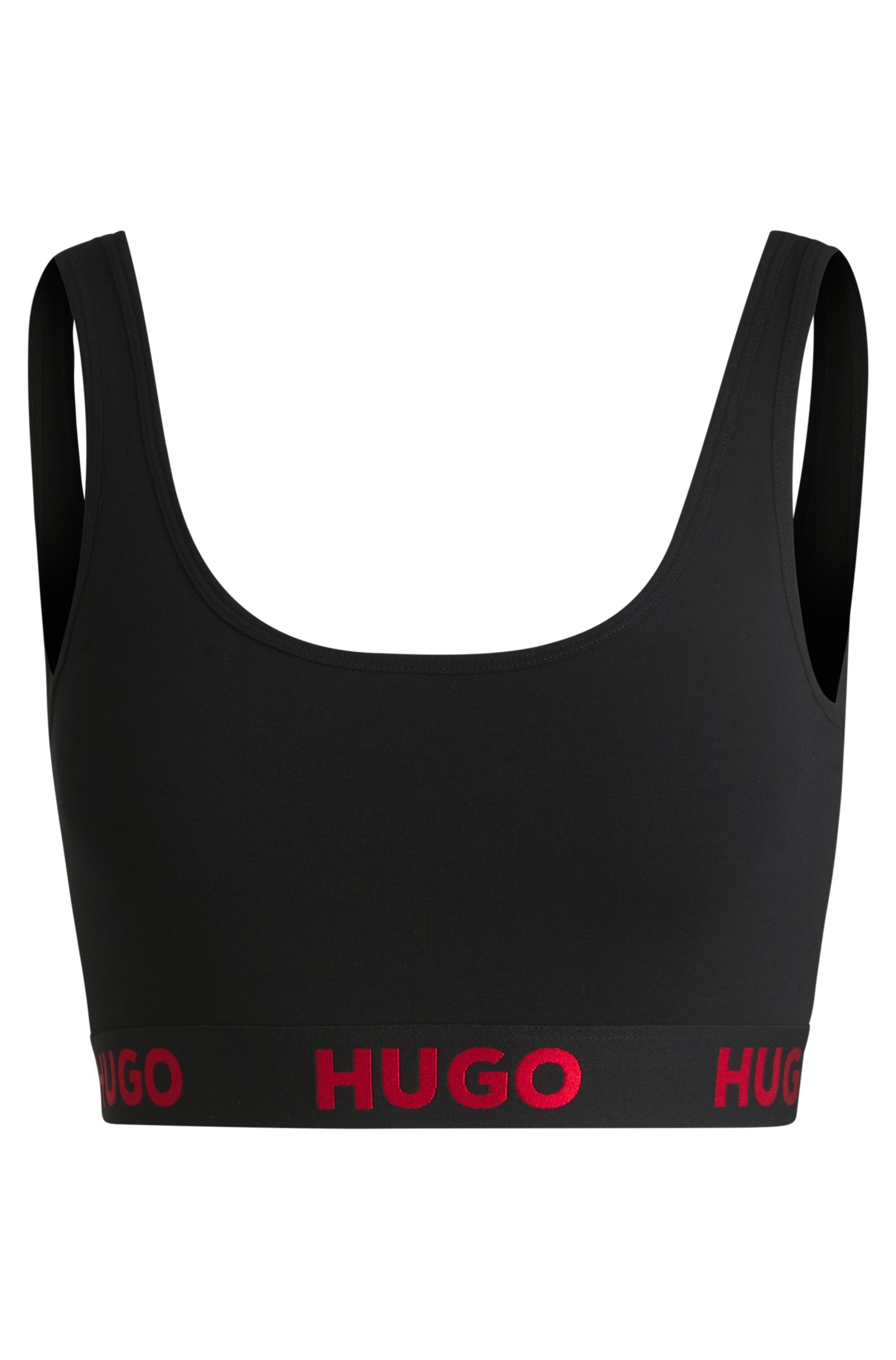 HUGO underwear Bralette-bh BRALETTE SPORTY LOGO met elastische taille