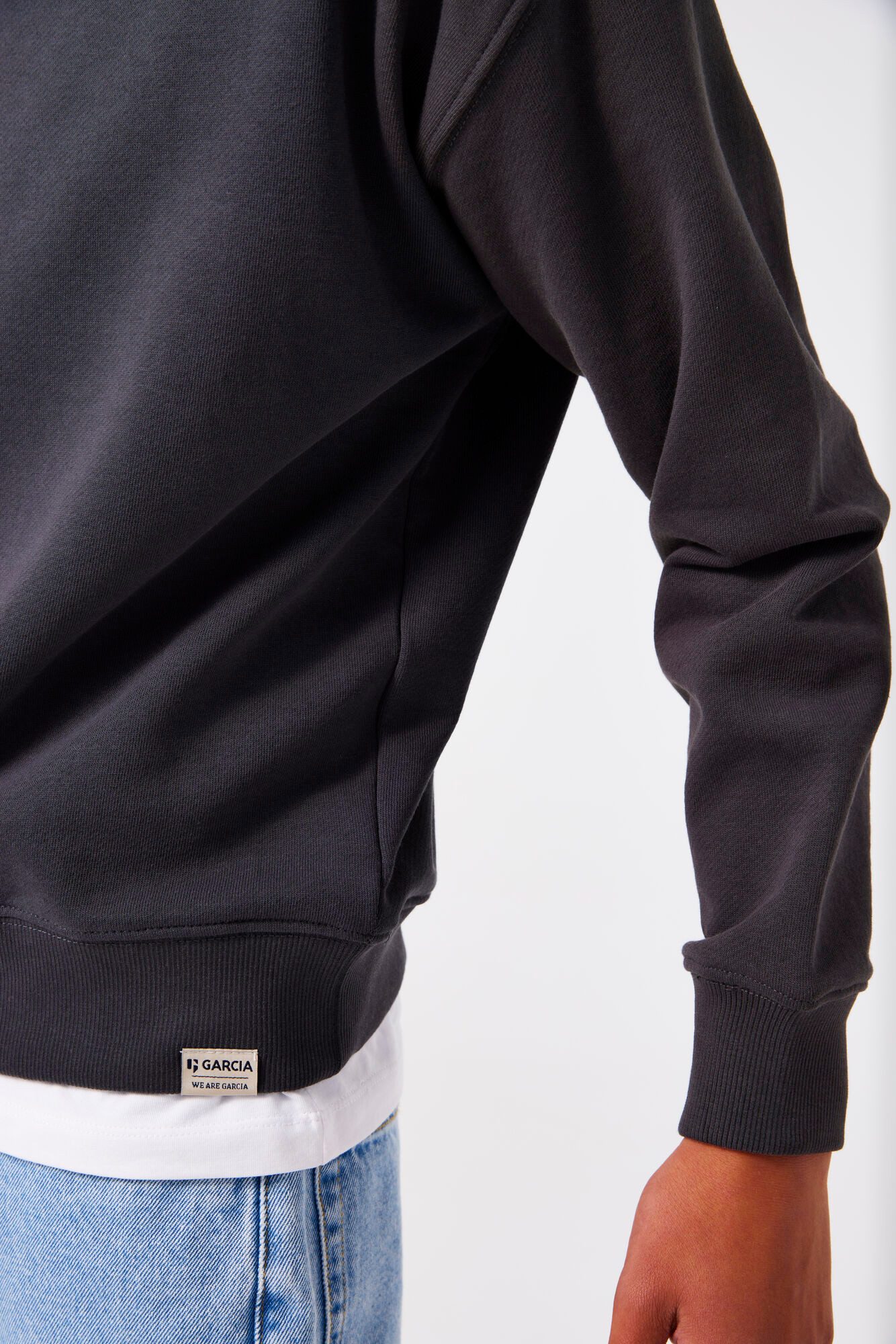 Garcia Sweater met ribboorden