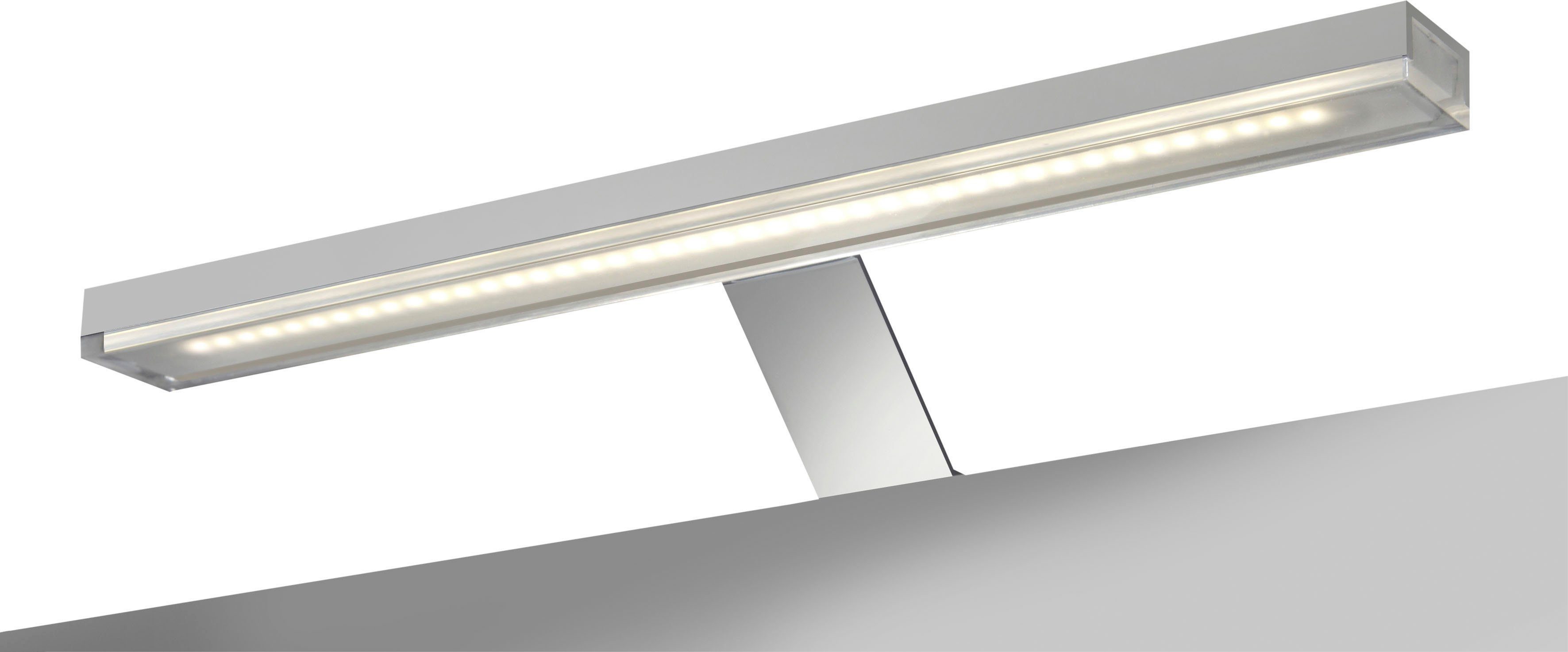 welltime Spiegelkast Torino Breedte 80 cm, 3-deurs, ledverlichting, schakelaar-/stekkerdoos