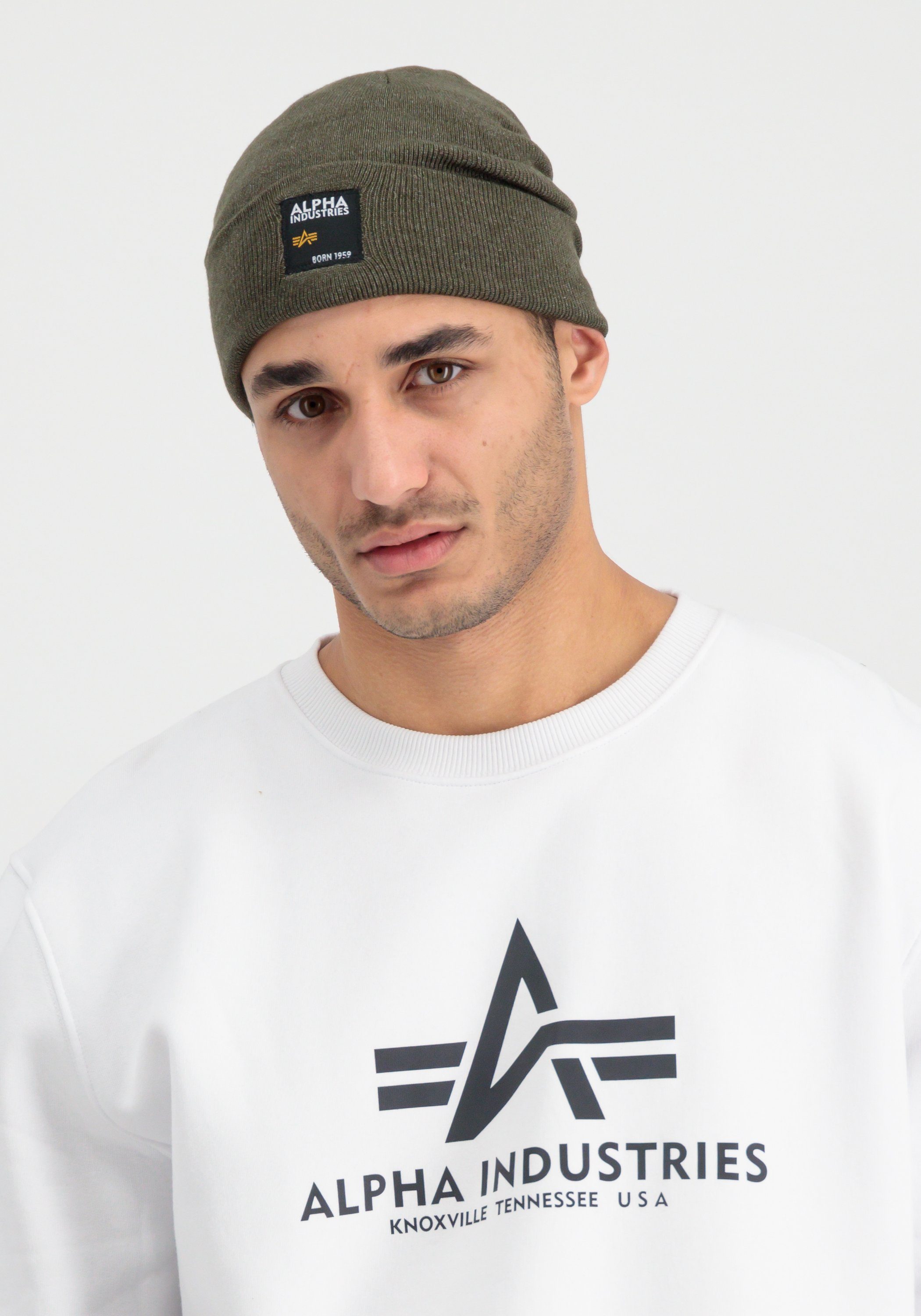 Alpha Industries Skimuts  Accessoires - Headwear Label Beanie