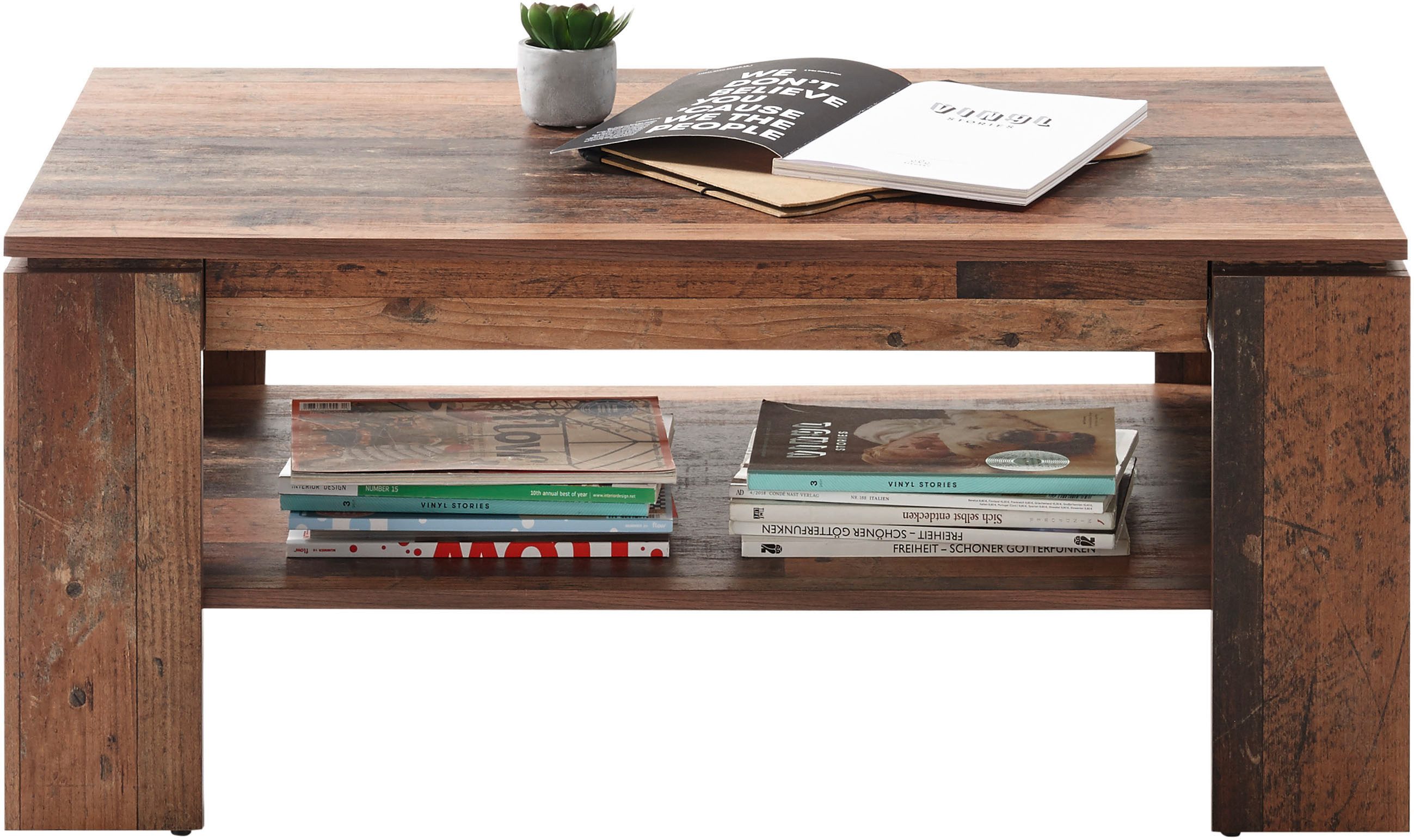 Stolkom Salontafel Harrison met lade, tafel in old style decor, BxHxD 100x44x60 cm