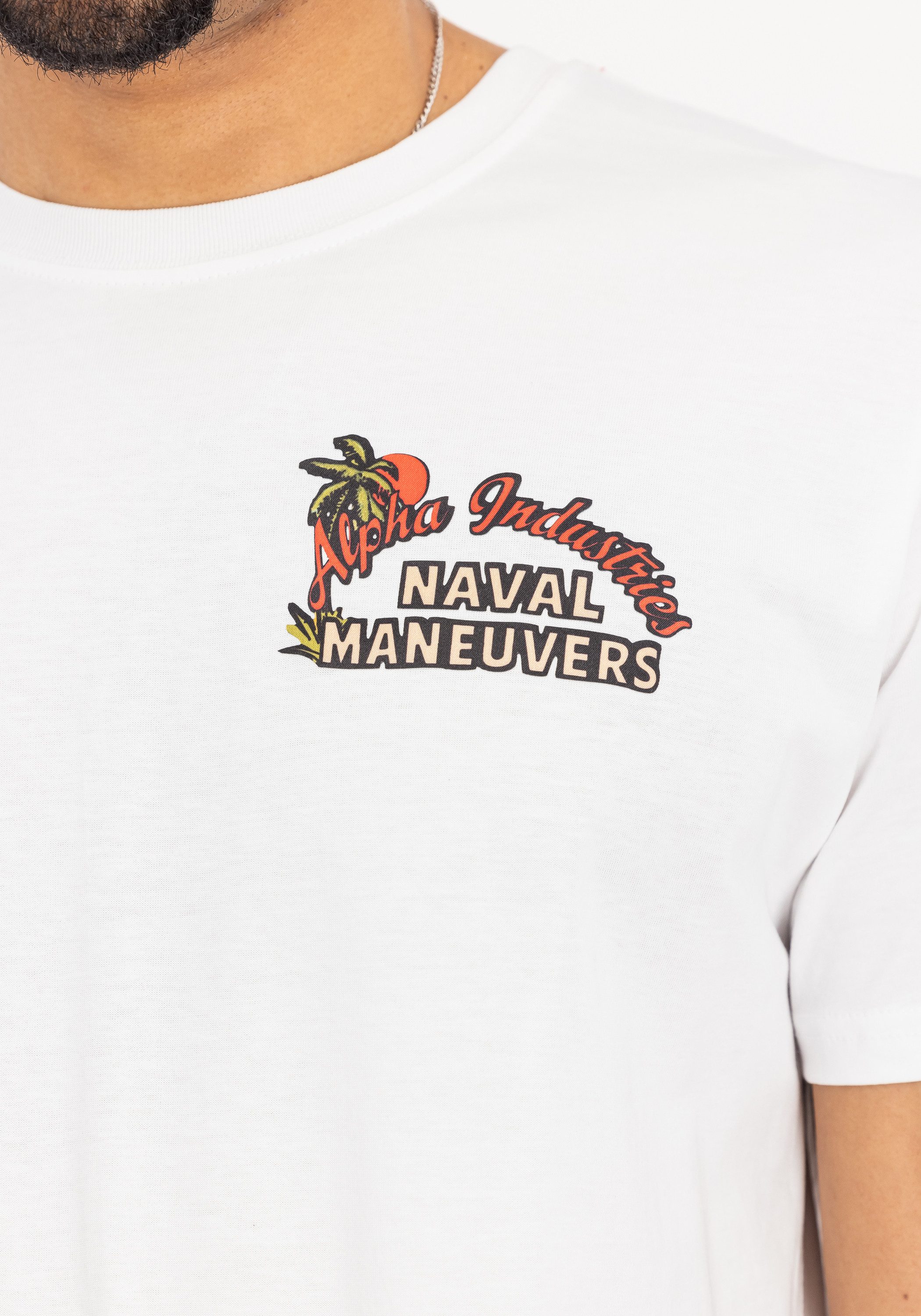 Alpha Industries T-shirt Alpha Industries Men - T-Shirts Naval T Back Print