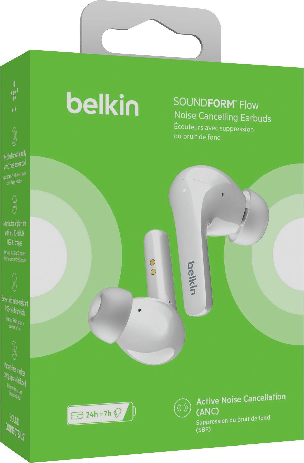 Belkin In-ear koptelefoon SOUNDFORM Flow met noise cancelling