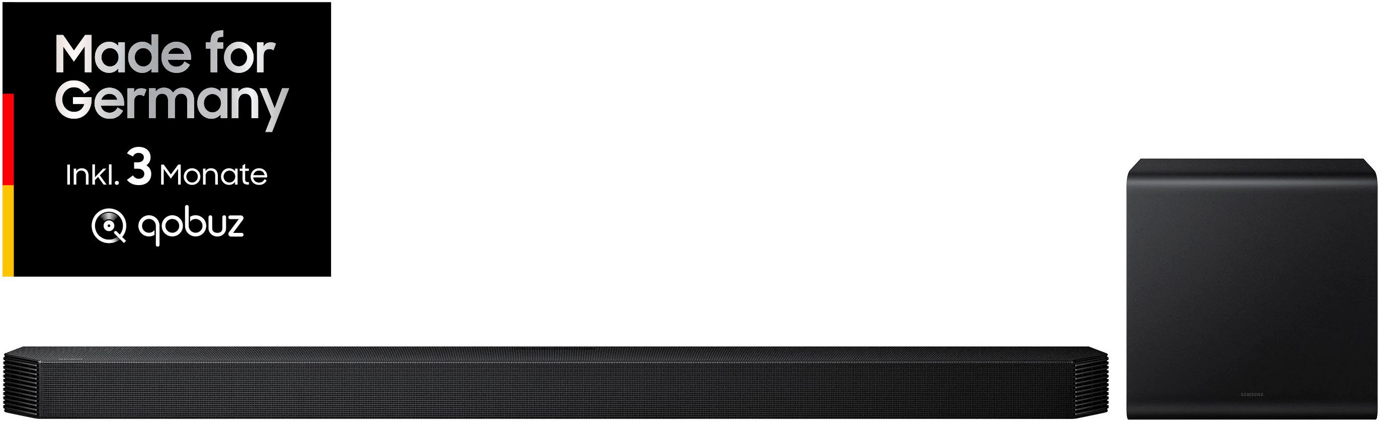 Samsung Soundbar HW-Q810GF Q-soundbar 5.1.2-kanaals geluidsysteem, draadloos dolby atmos i dts:x, spacefit geluid