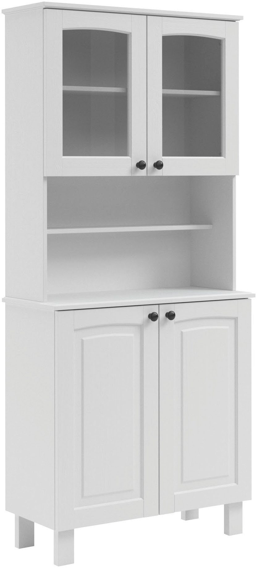 Kochstation Keukenbuffet KS-Osby Massief grenen, breedte 81 cm, 4 deuren (1 stuk)