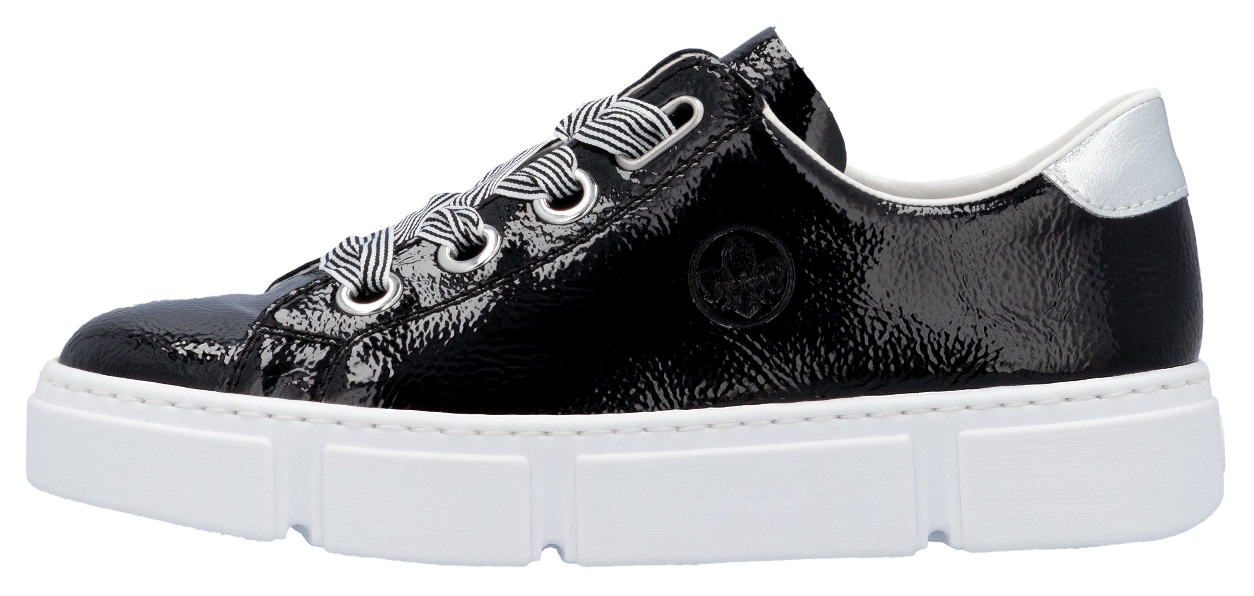 Rieker Sneakers met trendy veters, vrijetijdsschoen, lage schoen, veterschoen