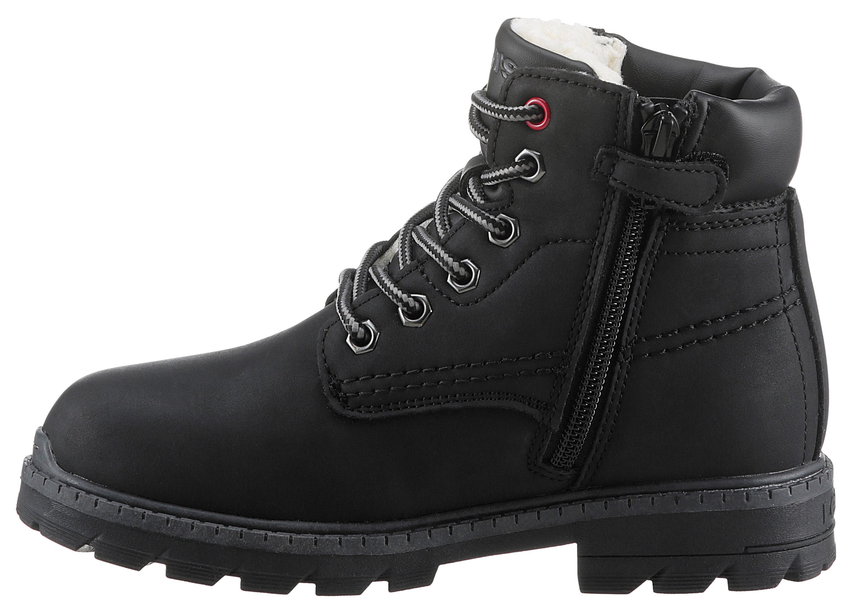 Levi's Kidswear Winterlaarzen LEVIS® NEW FORREST FUR , veterschoenen, outdoorschoen met praktische binnenrits