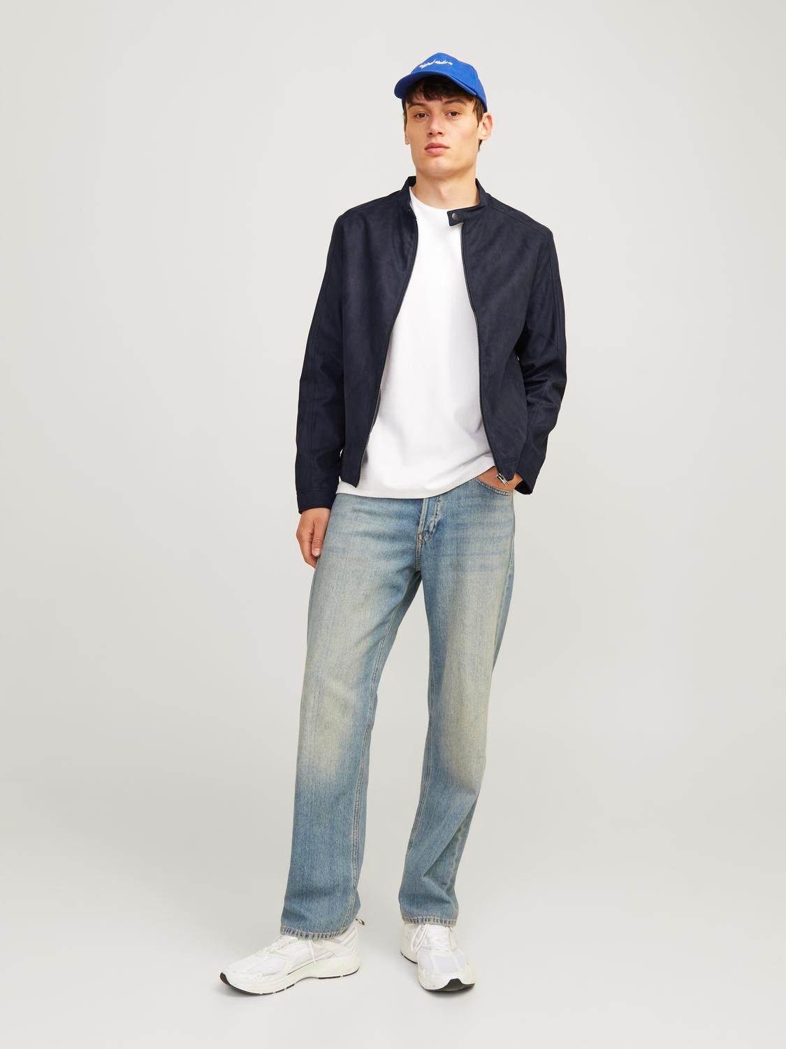 Jack & Jones Imitatieleren jack JJEDYLAN CLEAN JACKET NOOS