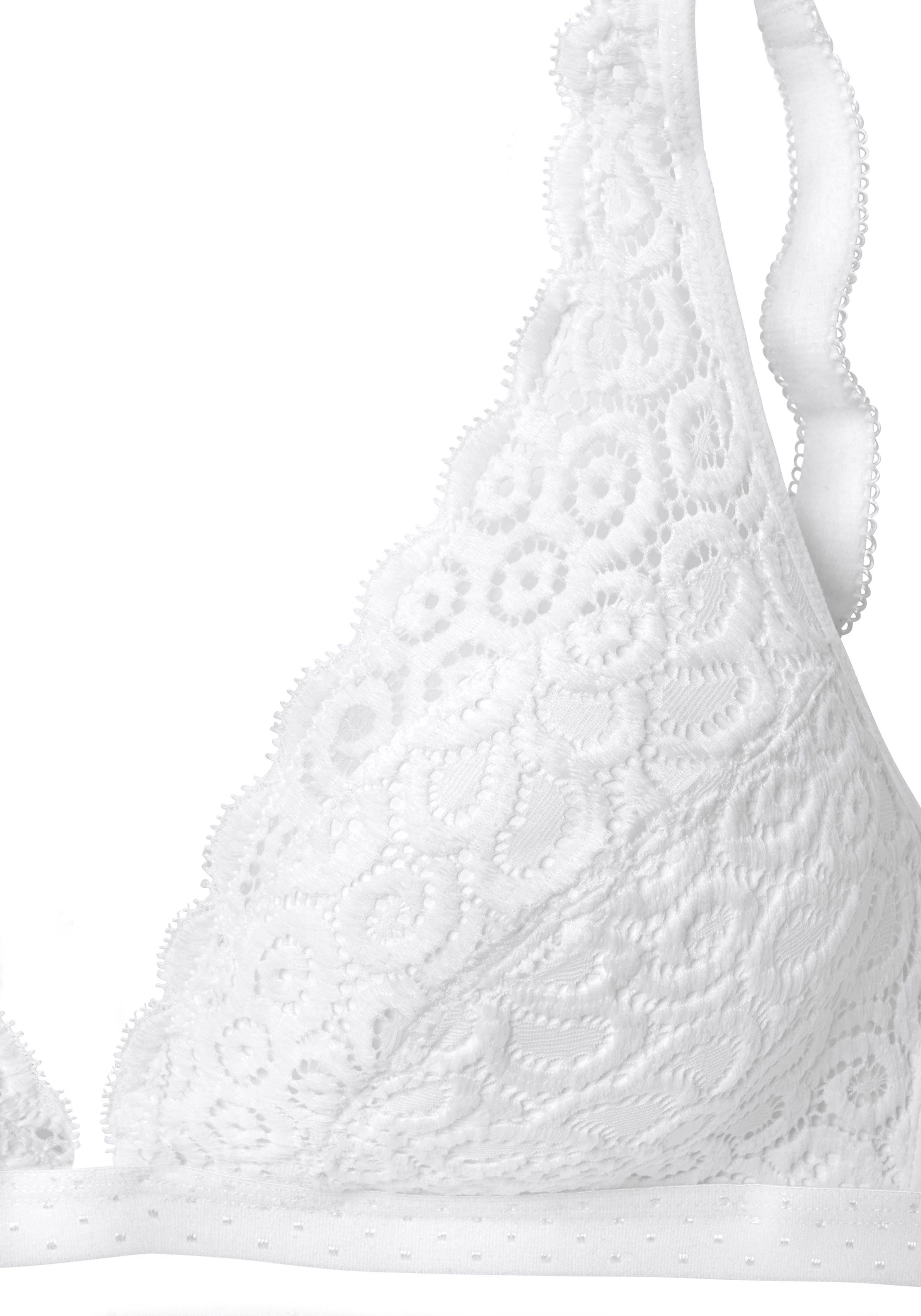 Petite fleur Bralette-bh zonder beugels, van kant, dessous (Set van 2)