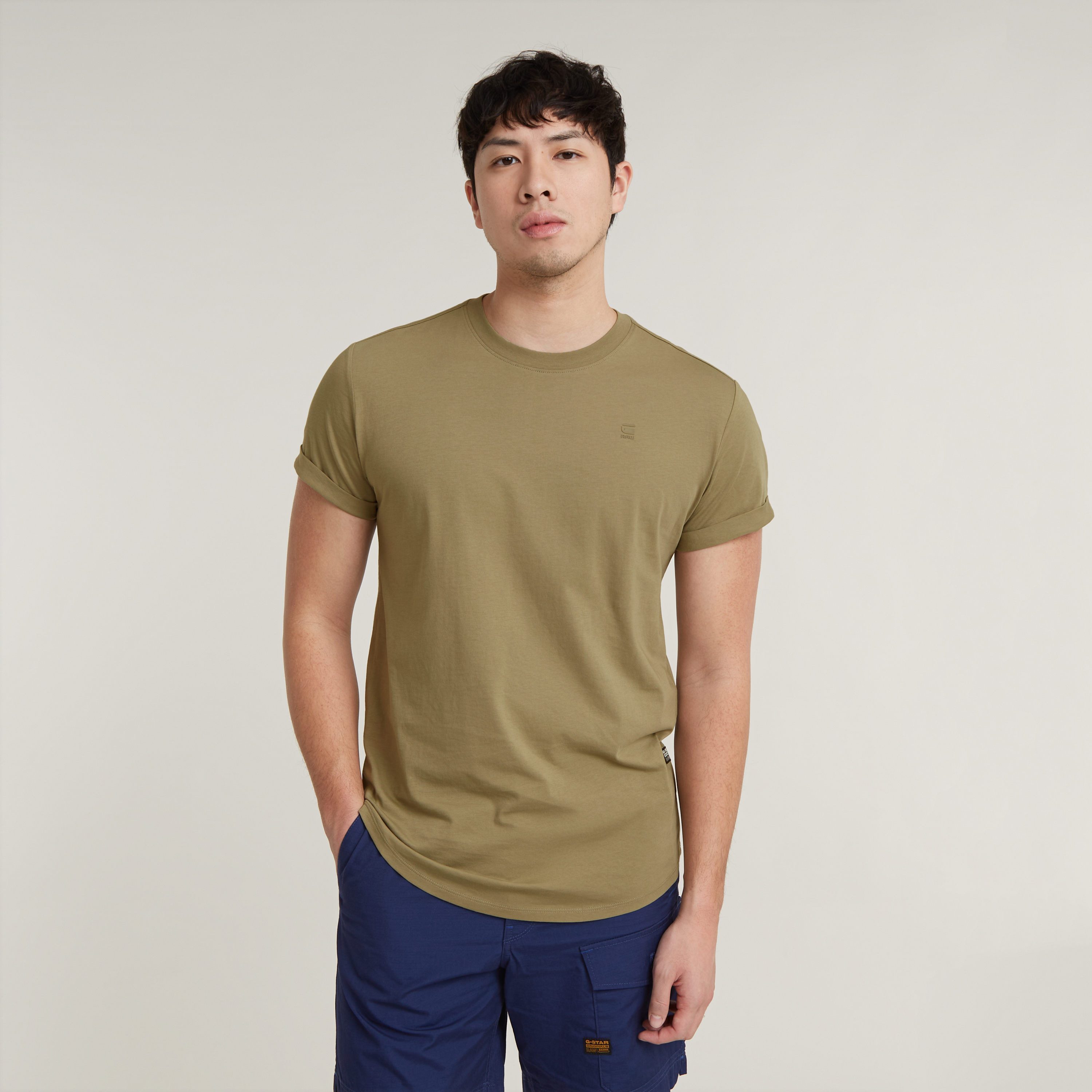 G-Star Korte Mouw T-shirt Lash D16396-B353-6057 Green Heren