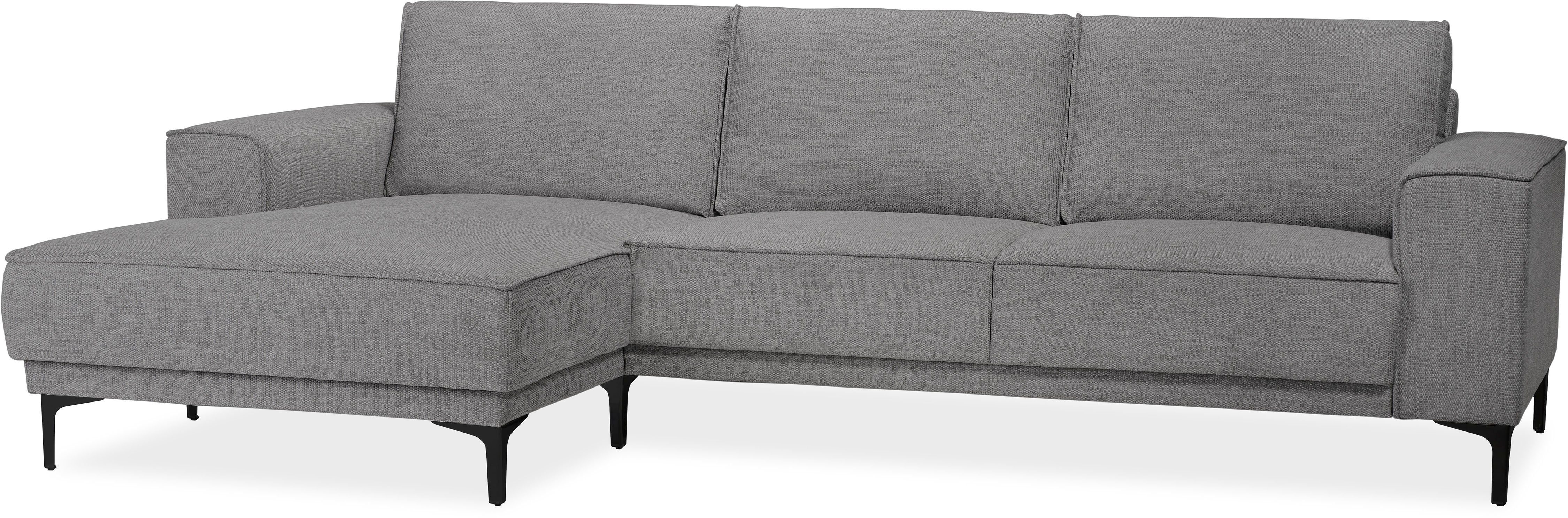 Places of Style Hoekbank Oland, structuur, platweefsel, luxe microvezel, bouclé