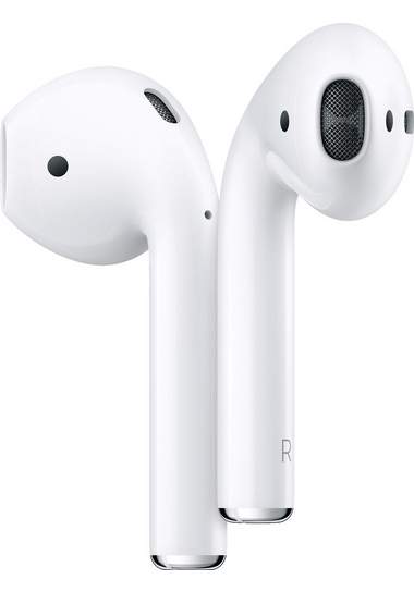 apple in-ear-oordopjes airpods with charging hoes (2019) compatibel met iphone,ipad air - mini - pro, watch, mac mini, imac wit