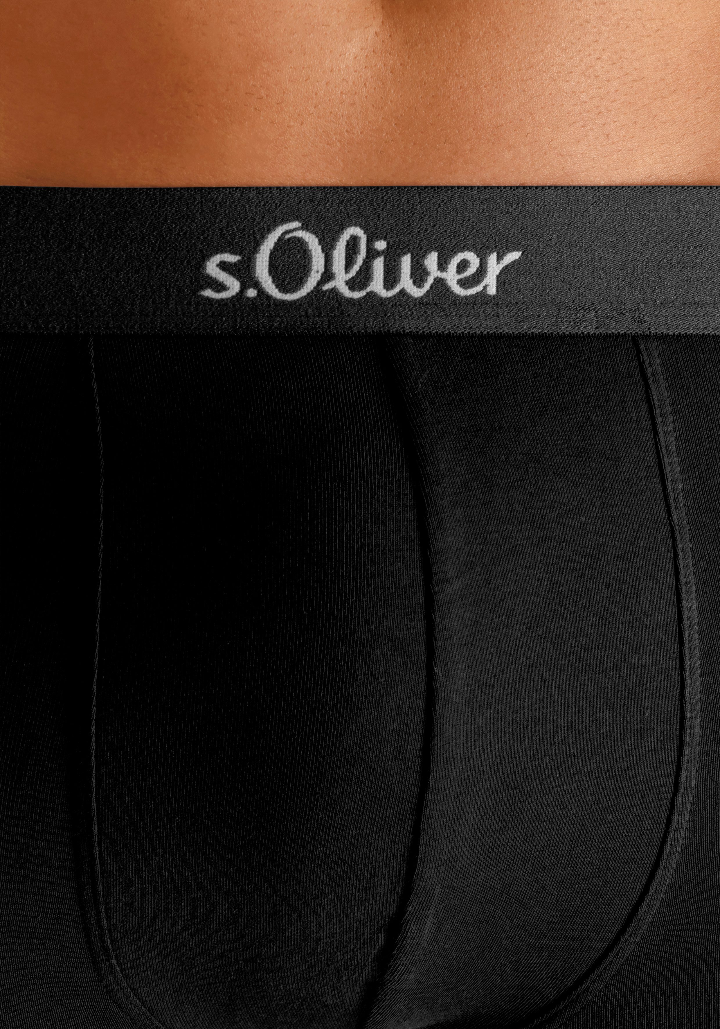 s.Oliver RED LABEL Beachwear Boxershort voor heren klassieke basis voor elke garderobe (3 stuks)