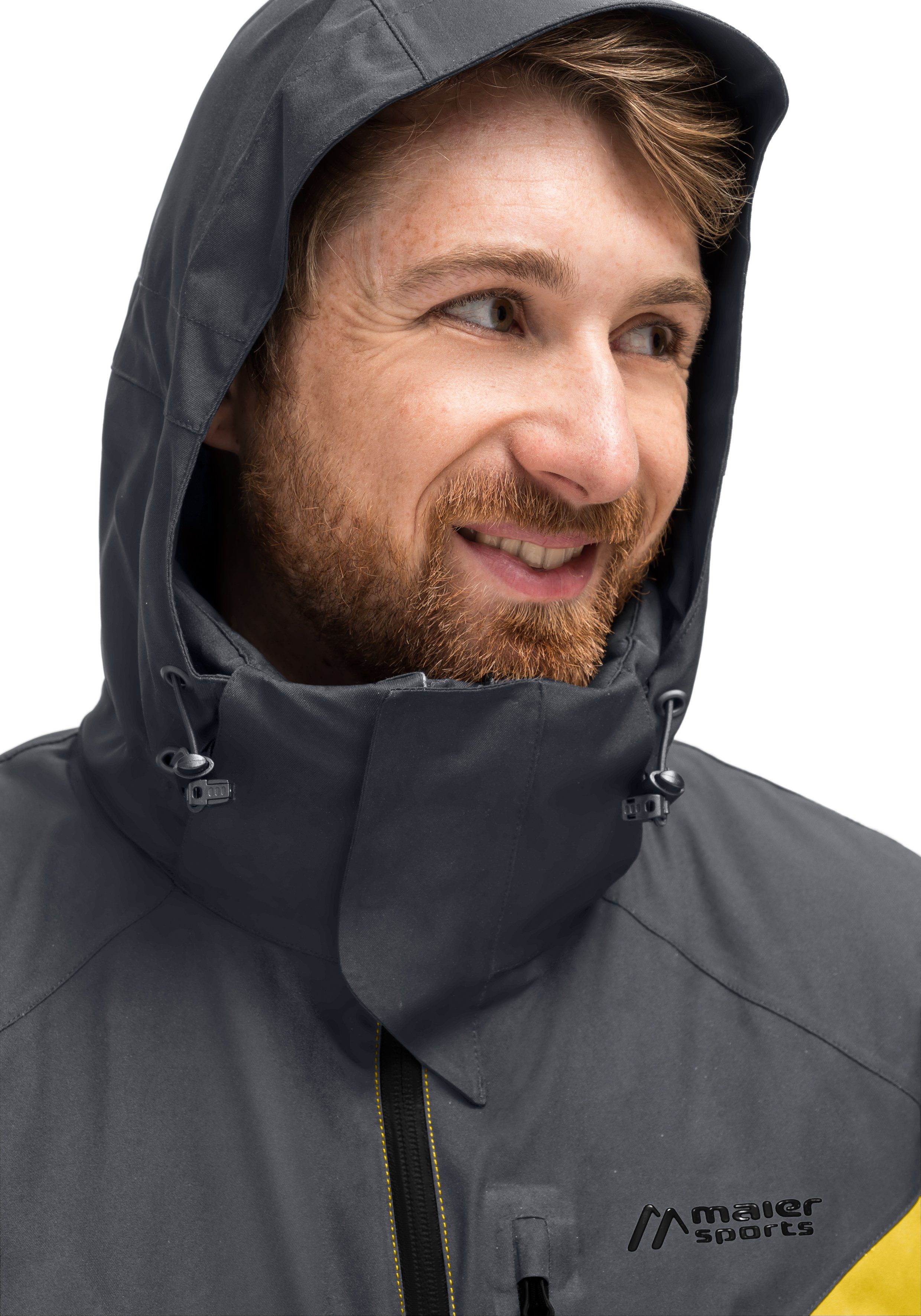 Maier Sports Ski-jack Pajares Heren winterjas, wind- en waterdicht, 4 ritszakken, regular fit