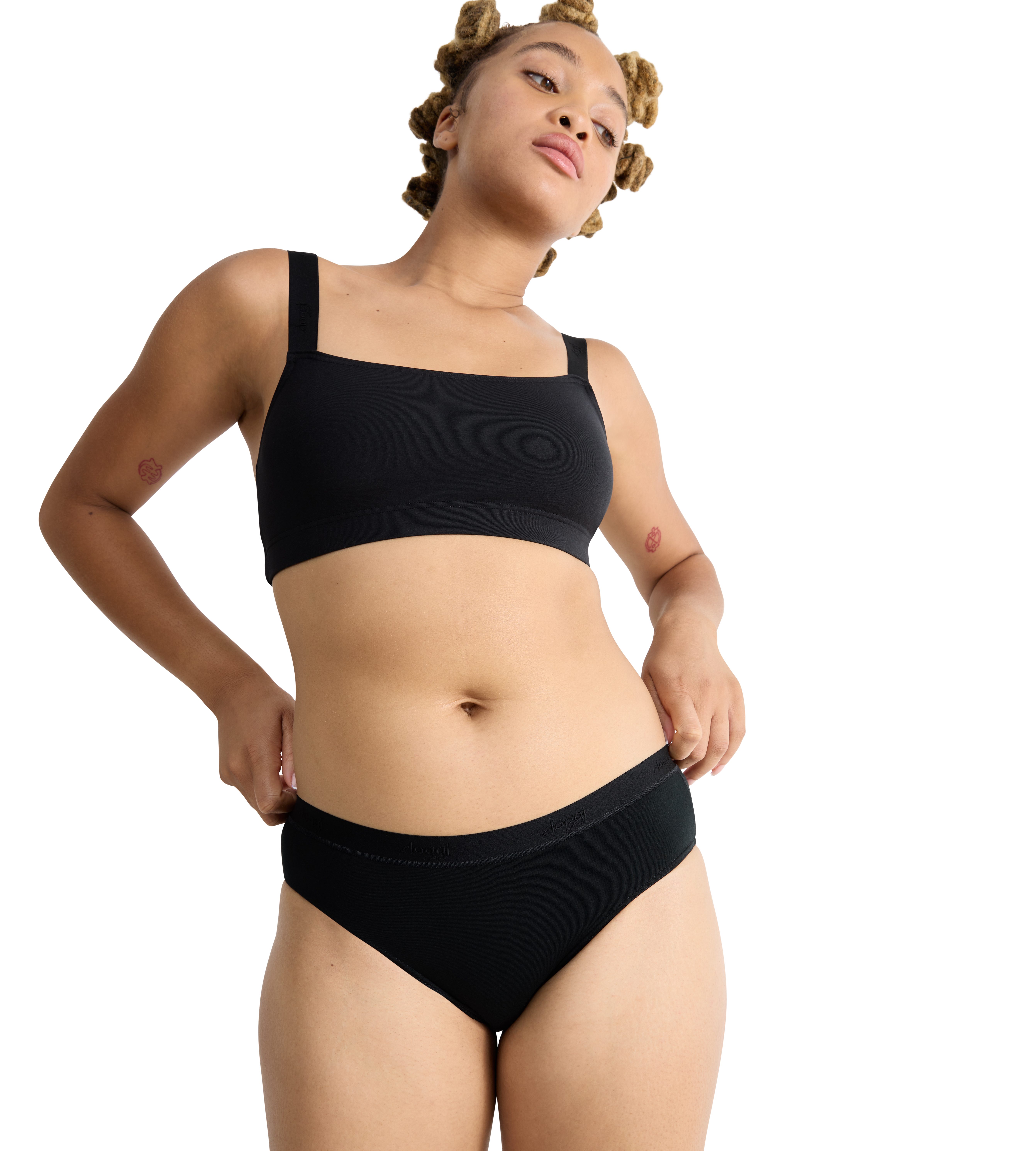 Sloggi Slip GO Casual Hipster 2P zachte en ademende katoenkwaliteit (2 stuks Set van 2)
