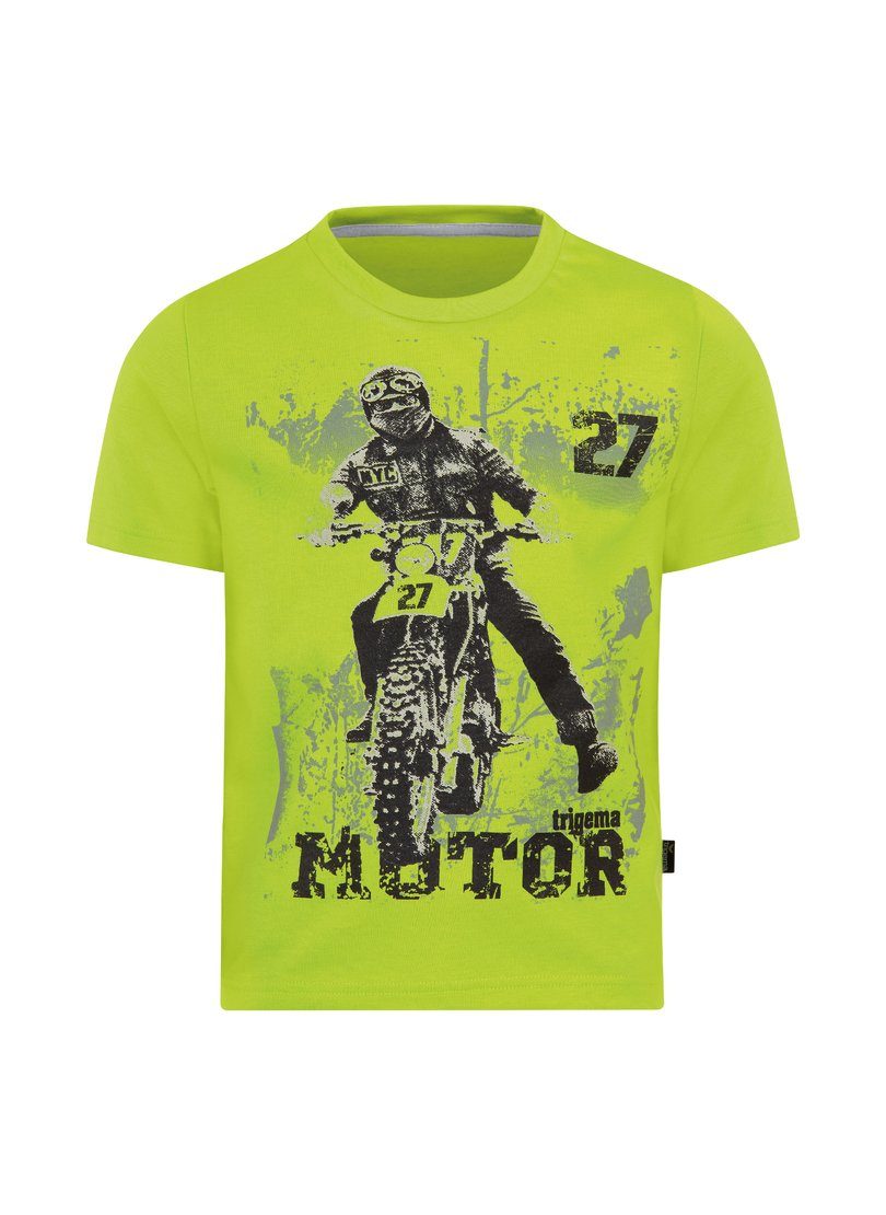 Trigema T-shirt  T-shirt voor jongens met cool motormotief (1-delig)