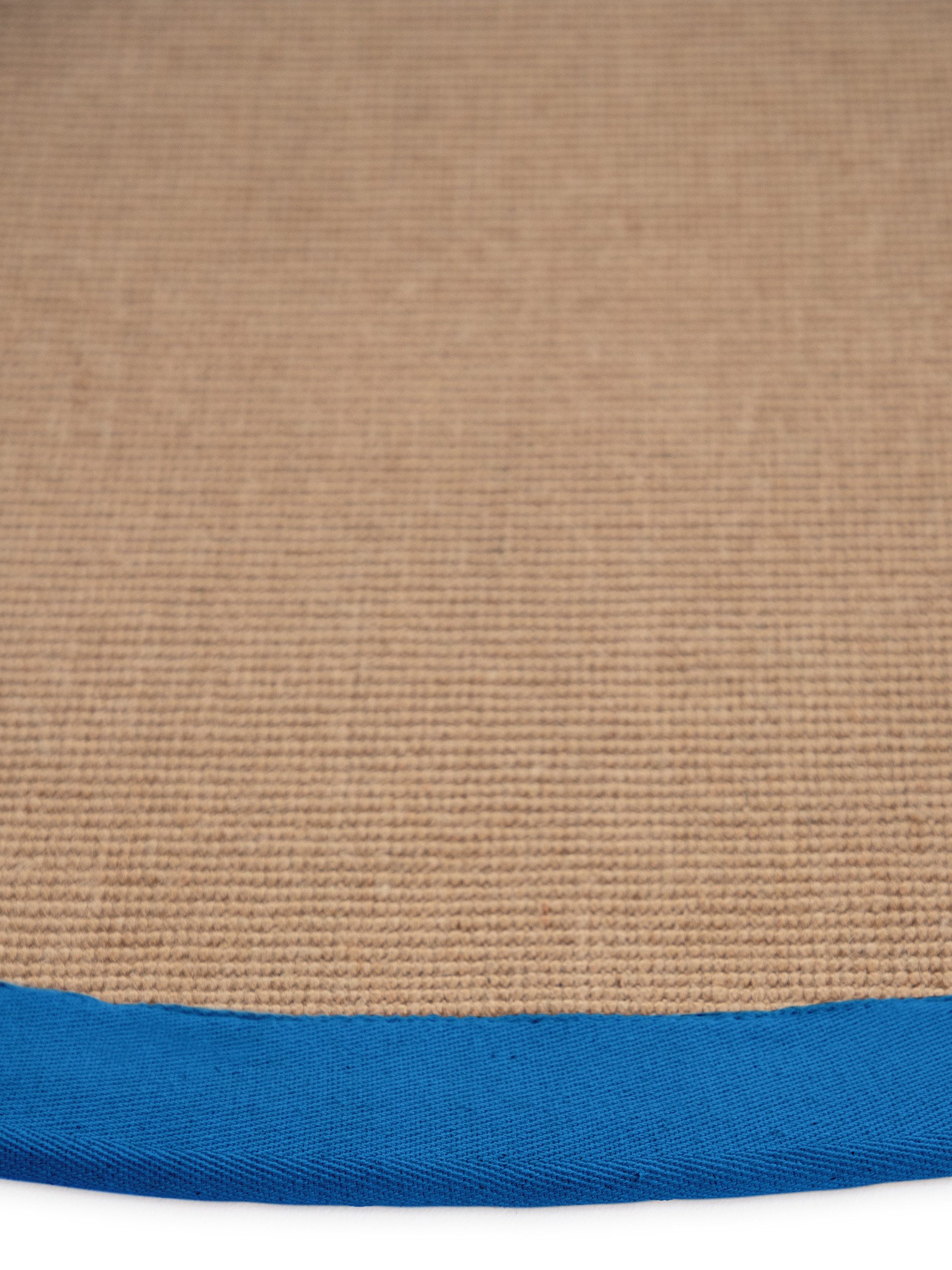 carpetfine Sisalkleed Sisal met gekleurd randdessin, antislip achterzijde