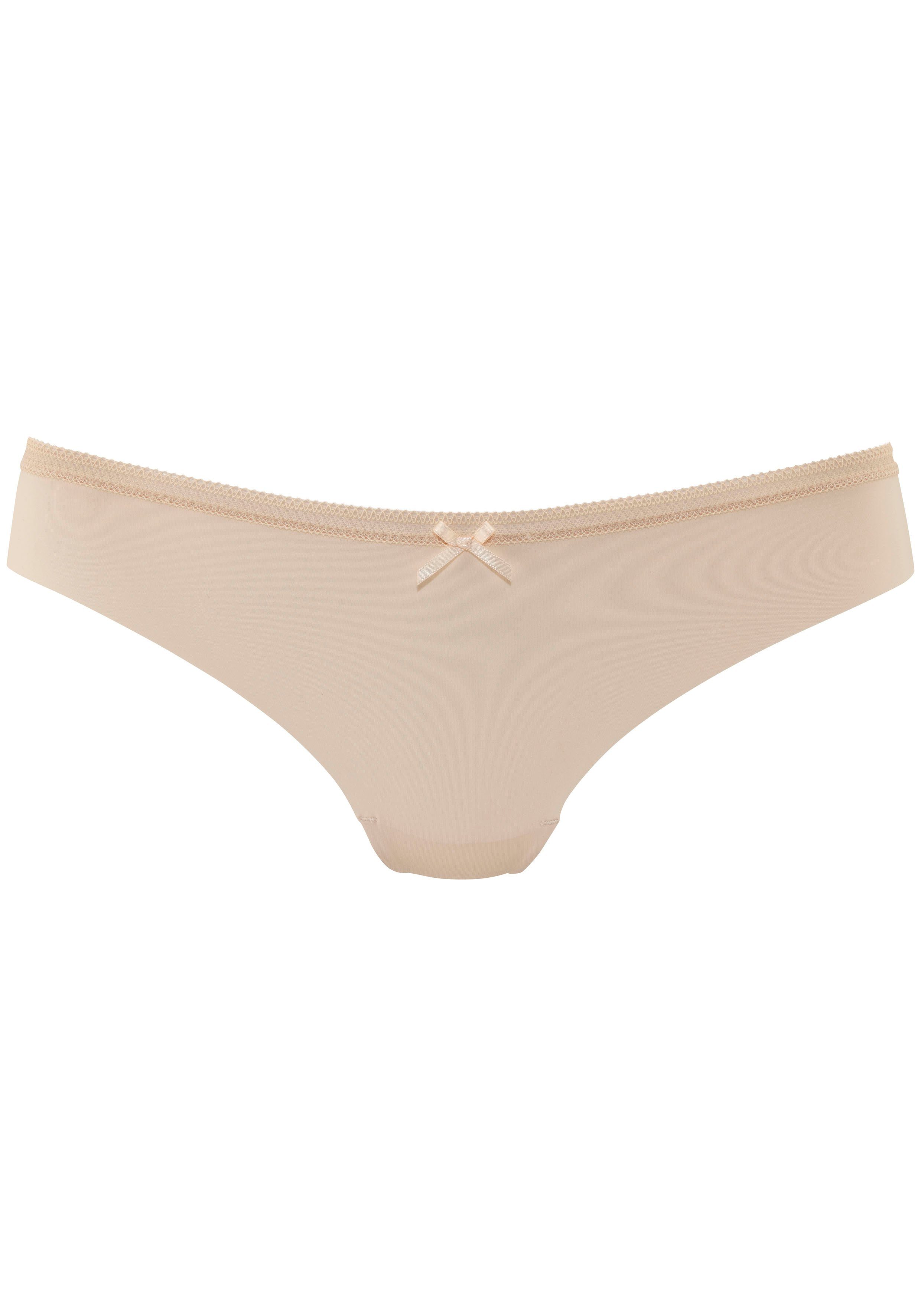 s.Oliver RED LABEL Beachwear String SEAMLESS met naadloze verwerking en mooie kant-bies