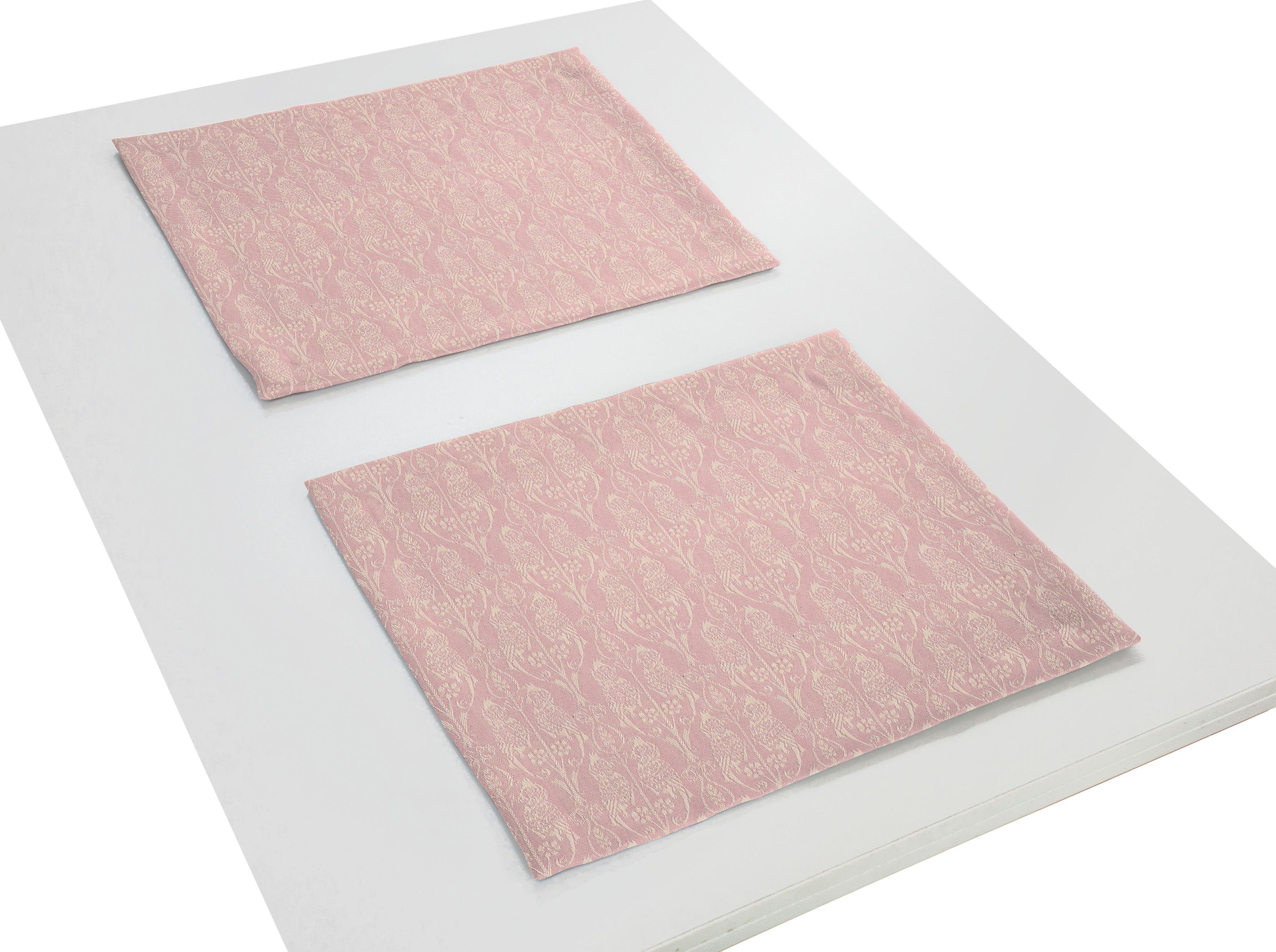 Adam Set placemats Little Parrot GOTS organic, gecertificeerd door CERES 0242, duurzaam (2 stuks)