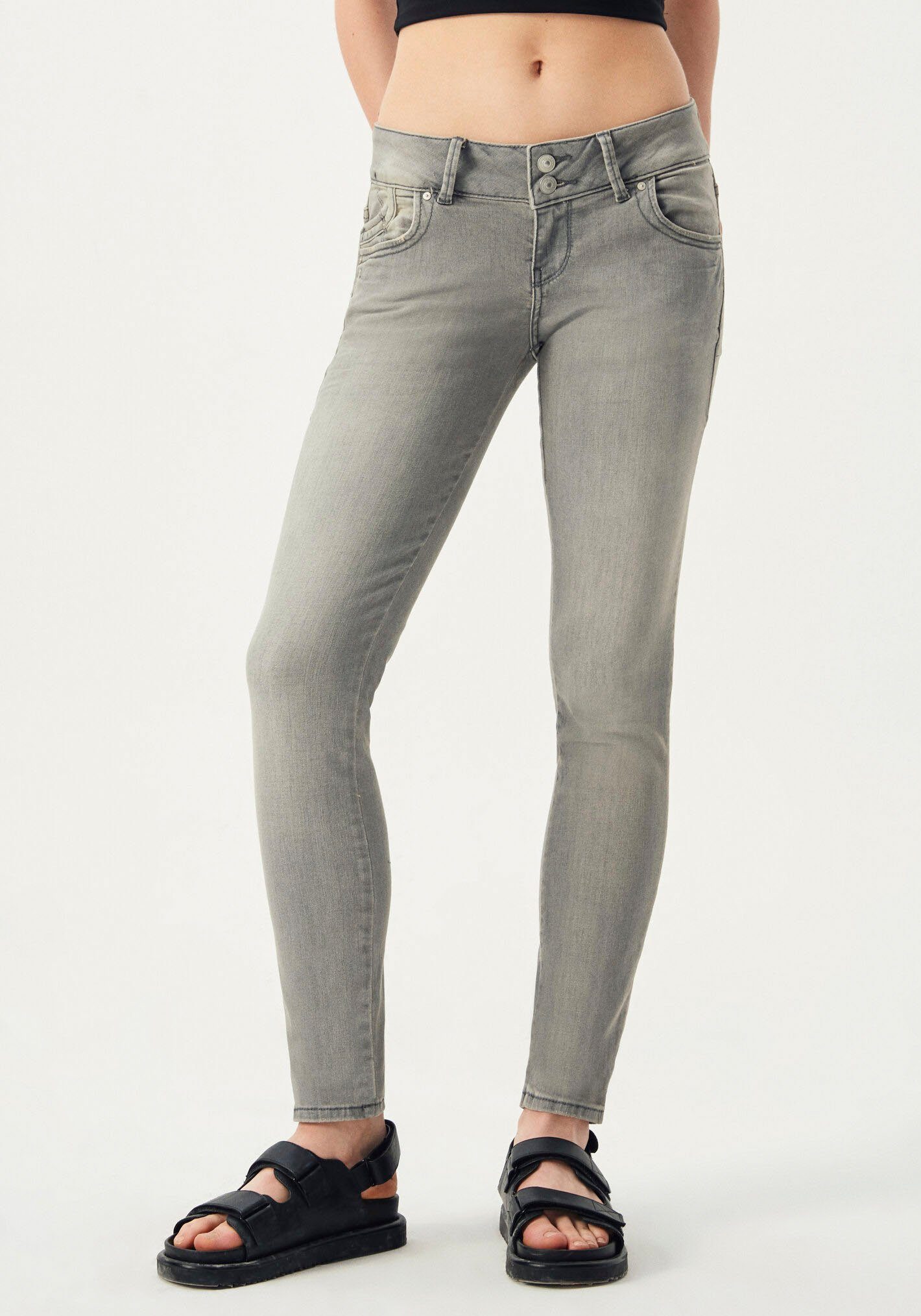 Typisch de ober Vermindering LTB Slim fit jeans MOLLY met band met dubbele knoop online shoppen | OTTO