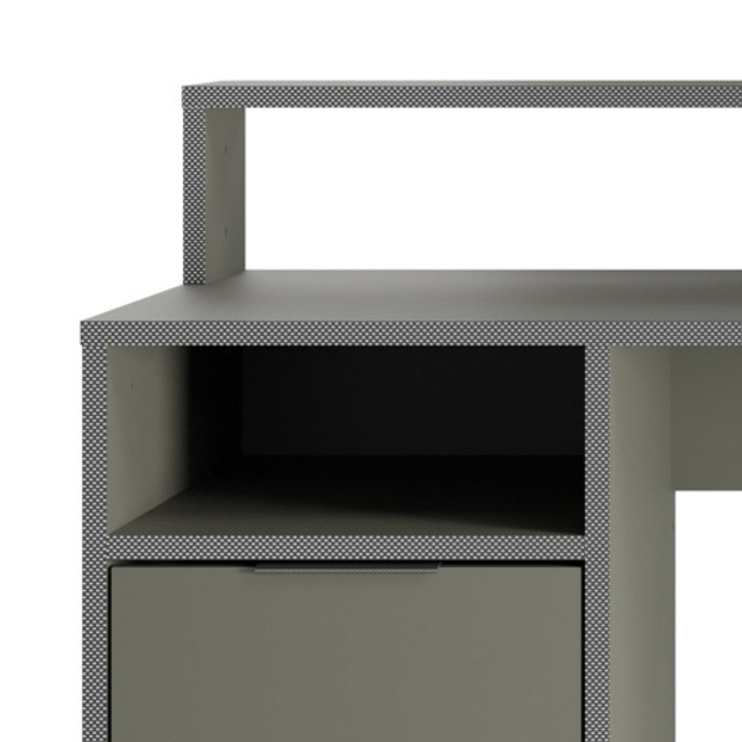 INOSIGN Bureau Orem Gamingtafel met deur en monitorsteun, breedte 125 x 55 cm
