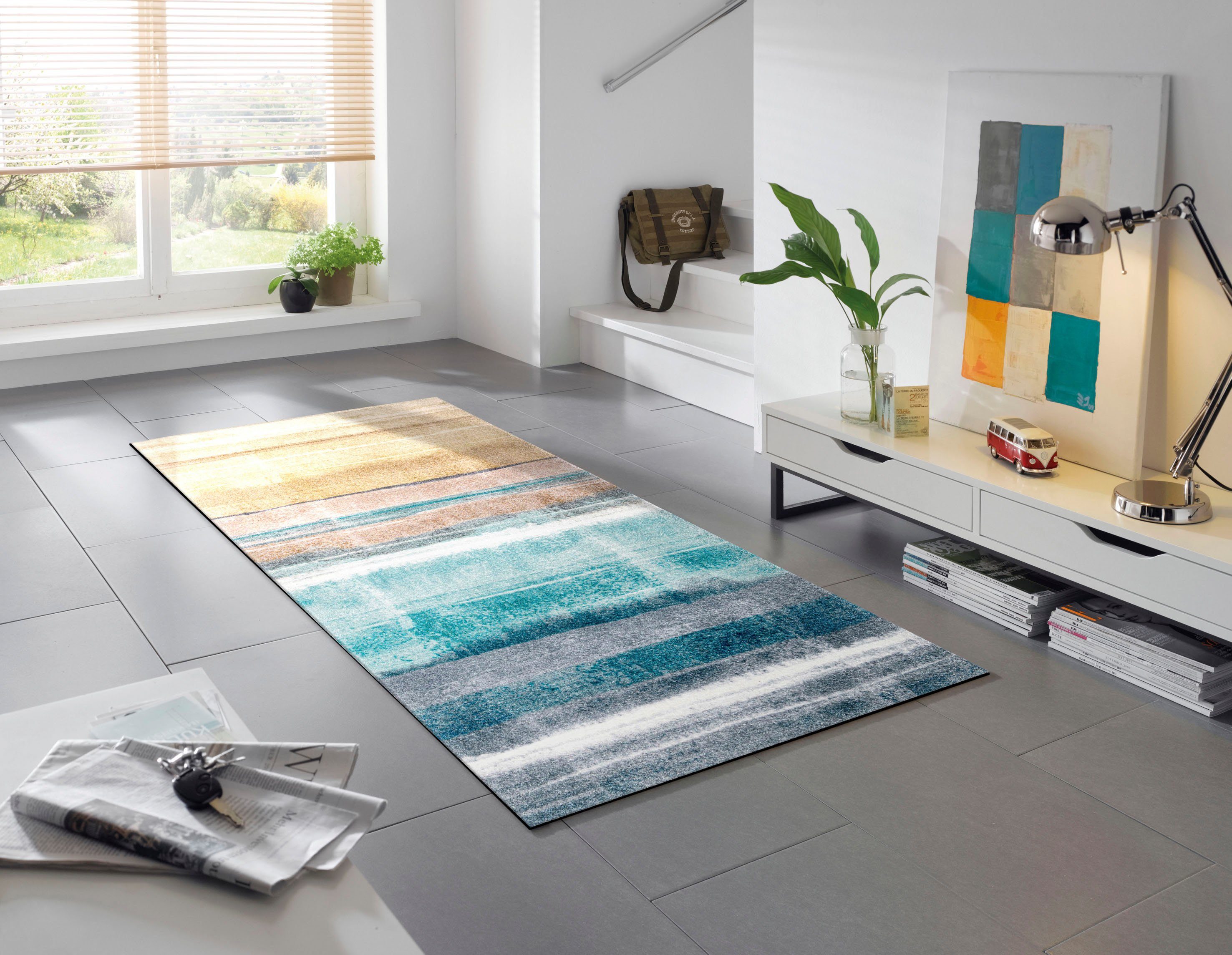 wash+dry by Kleen-Tex Loper Frerik Inloopmatten, antislip, geschikt voor binnen en buiten, wasbaar