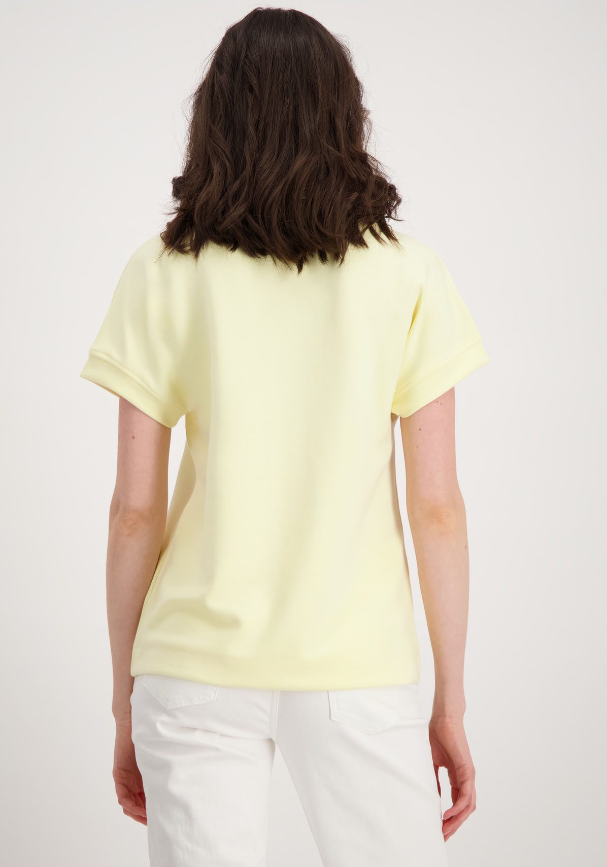 Monari Sweatshirt met koorddoorvoer