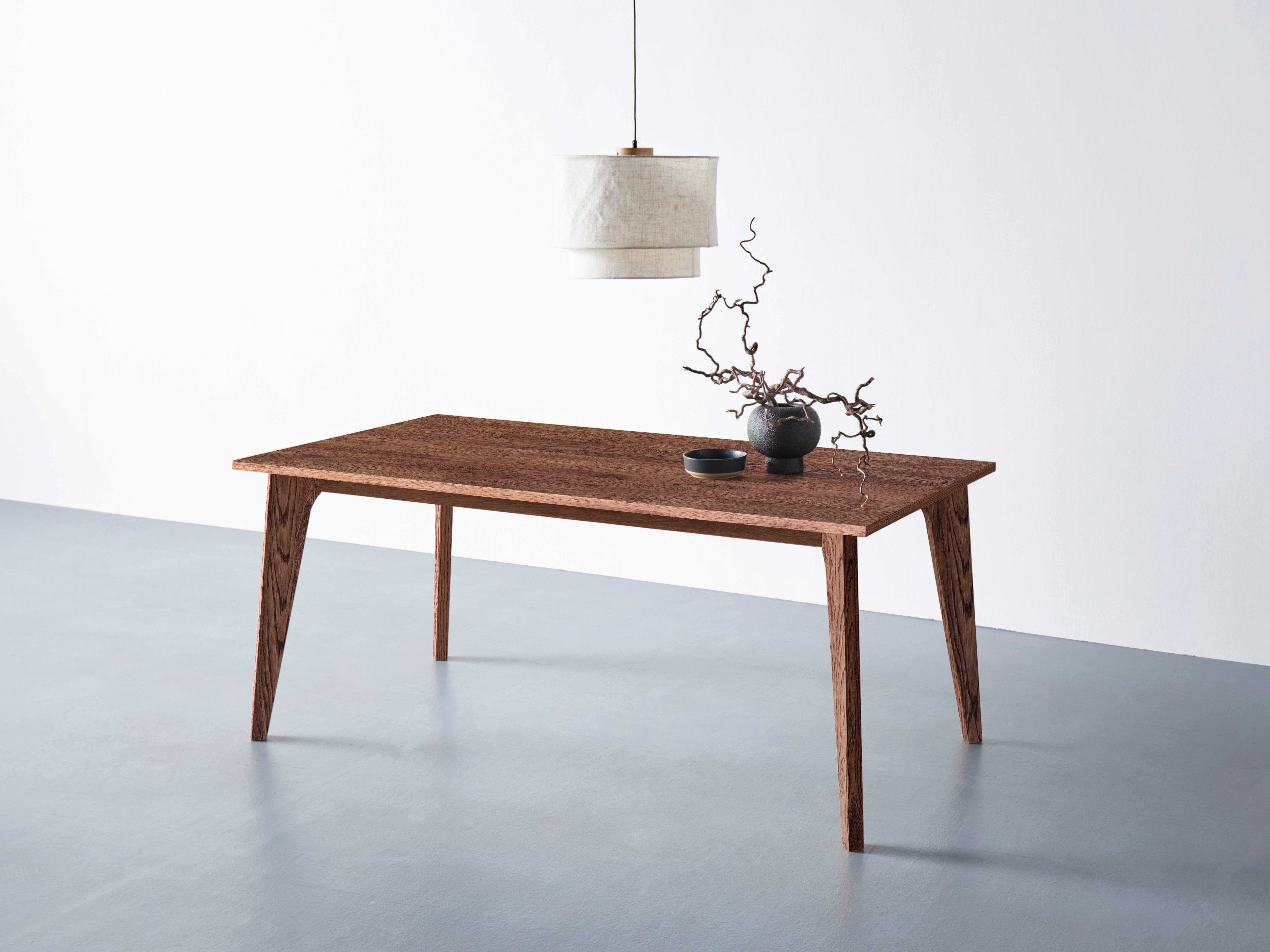 andas Eettafel Amali Van massief eiken, in 3 breedten