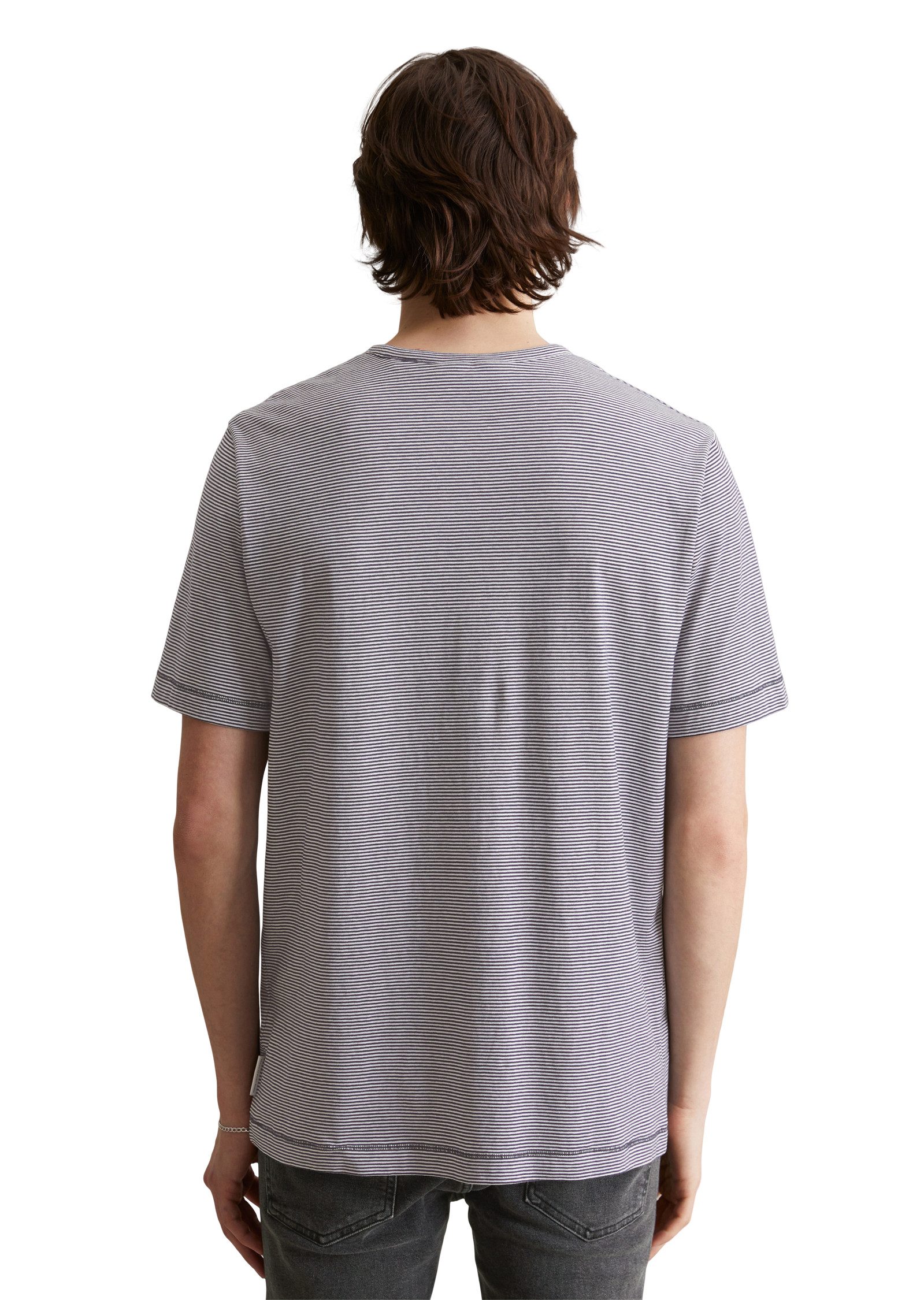 Marc O'Polo DENIM T-shirt fijn gestreept