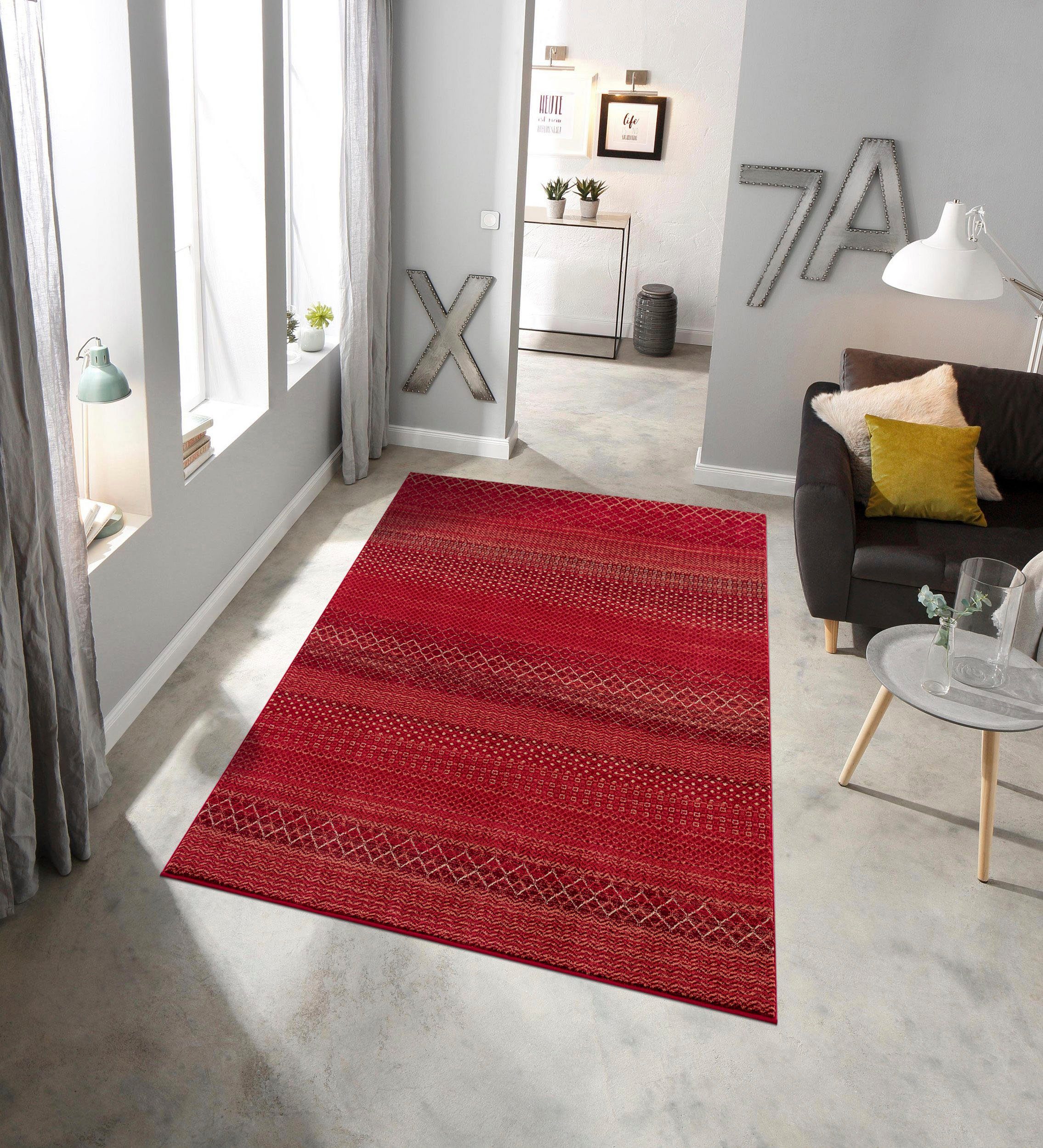 Timbers Vloerkleed Wisconsin Boho-look, berber-look, ruitdessin